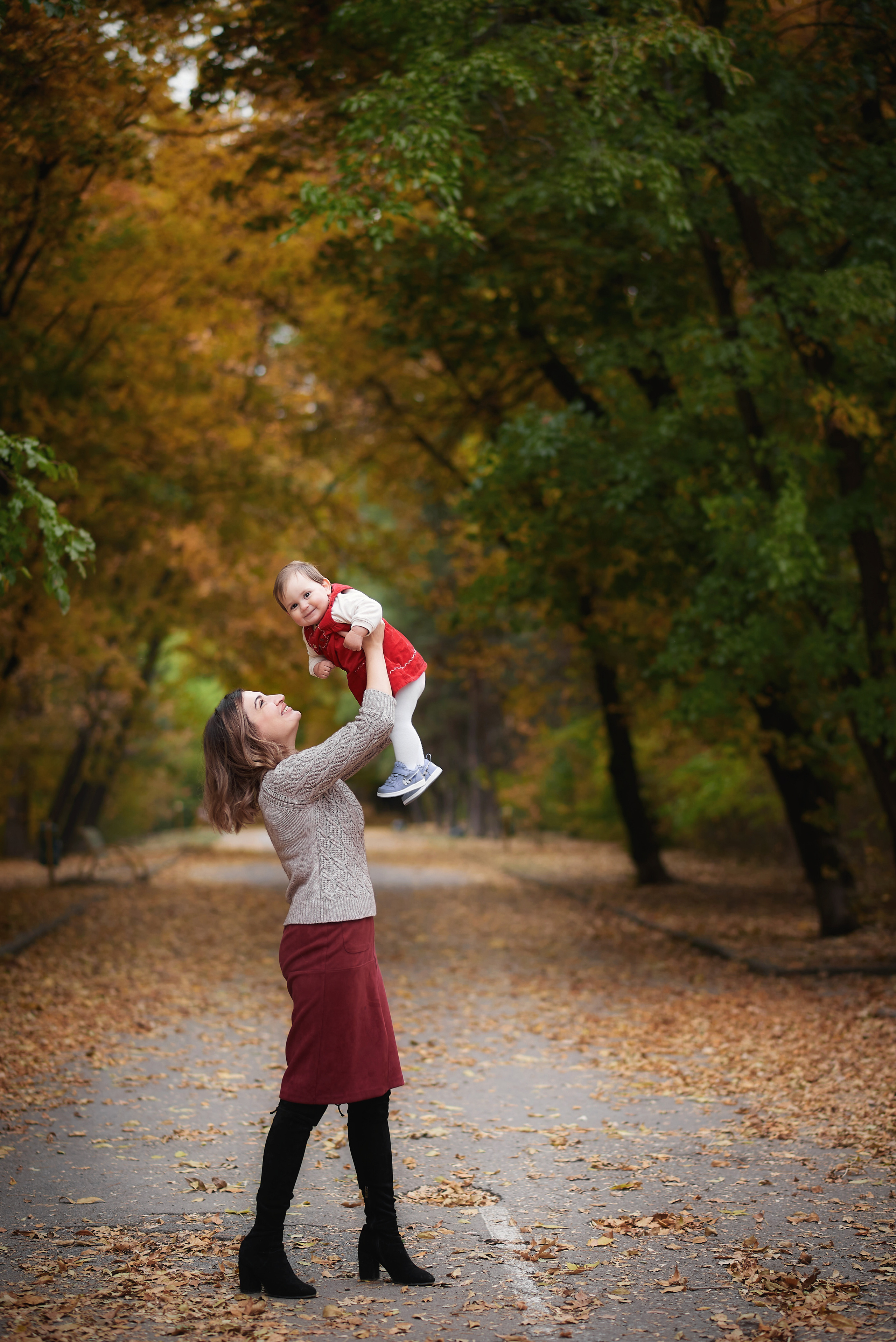 Осенняя прогулка Евгении и Евангелины. Семейный фотограф в Ростове-на-Дону Татьяна Литвинова