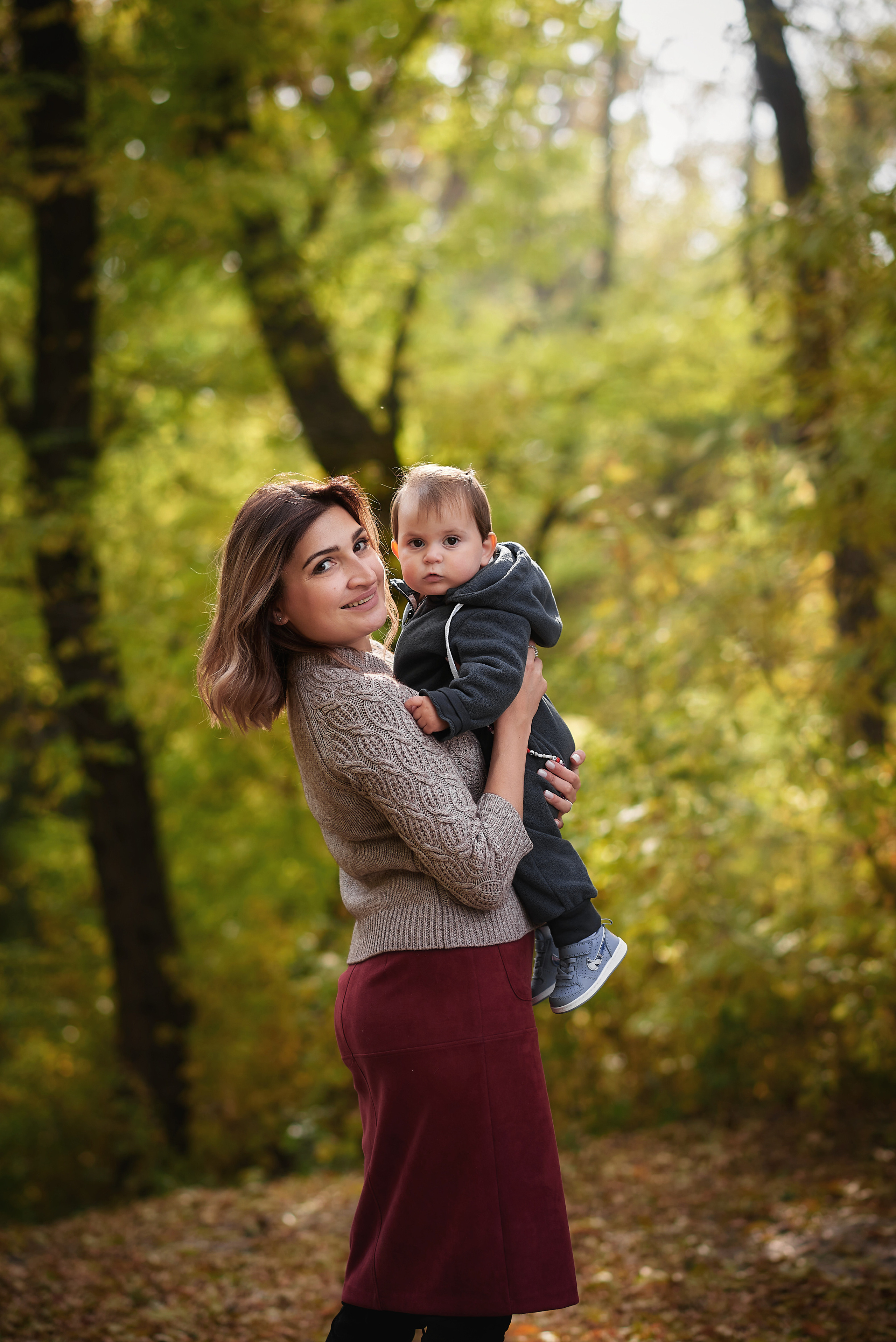 Осенняя прогулка Евгении и Евангелины. Семейный фотограф в Ростове-на-Дону Татьяна Литвинова