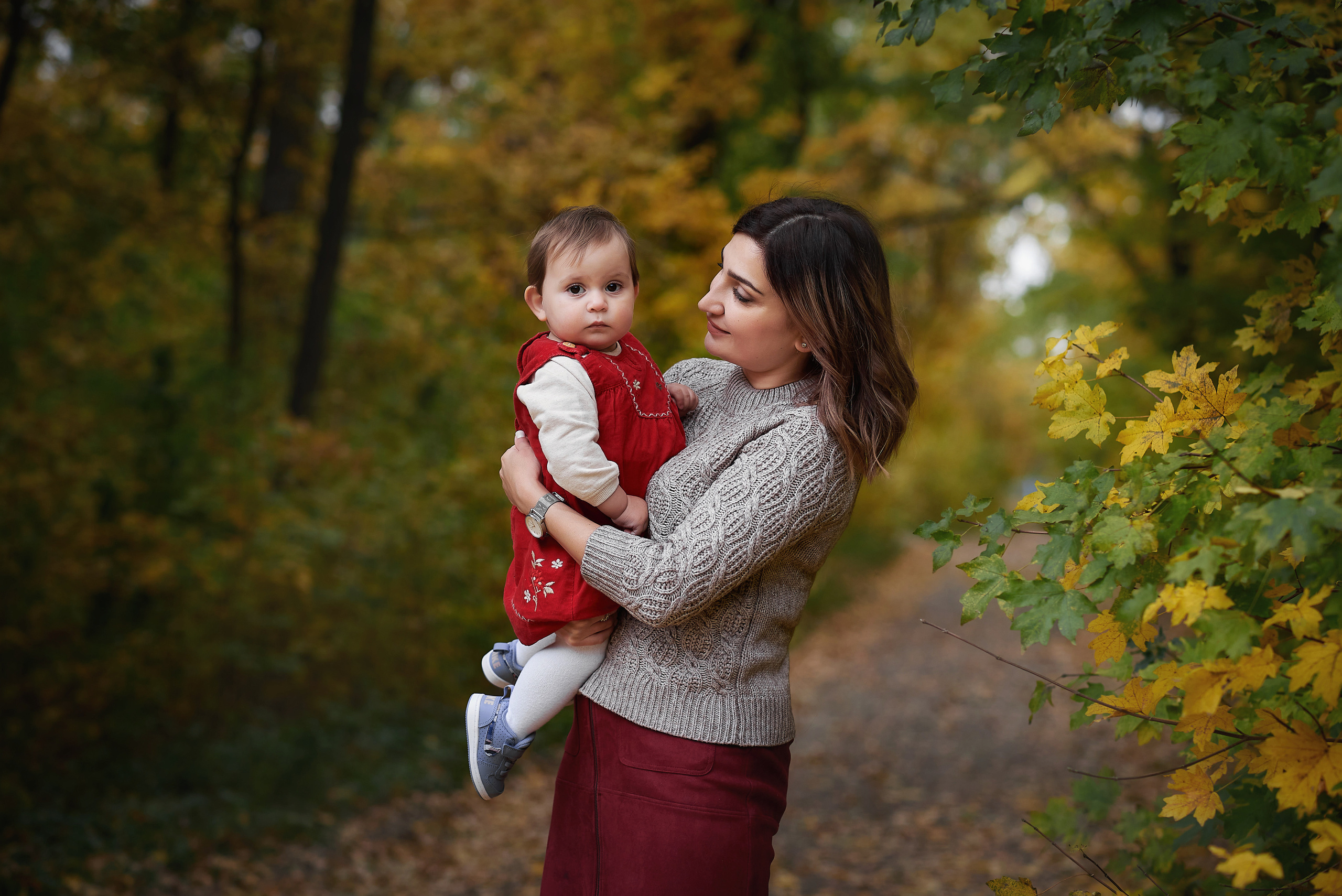 Осенняя прогулка Евгении и Евангелины. Семейный фотограф в Ростове-на-Дону Татьяна Литвинова
