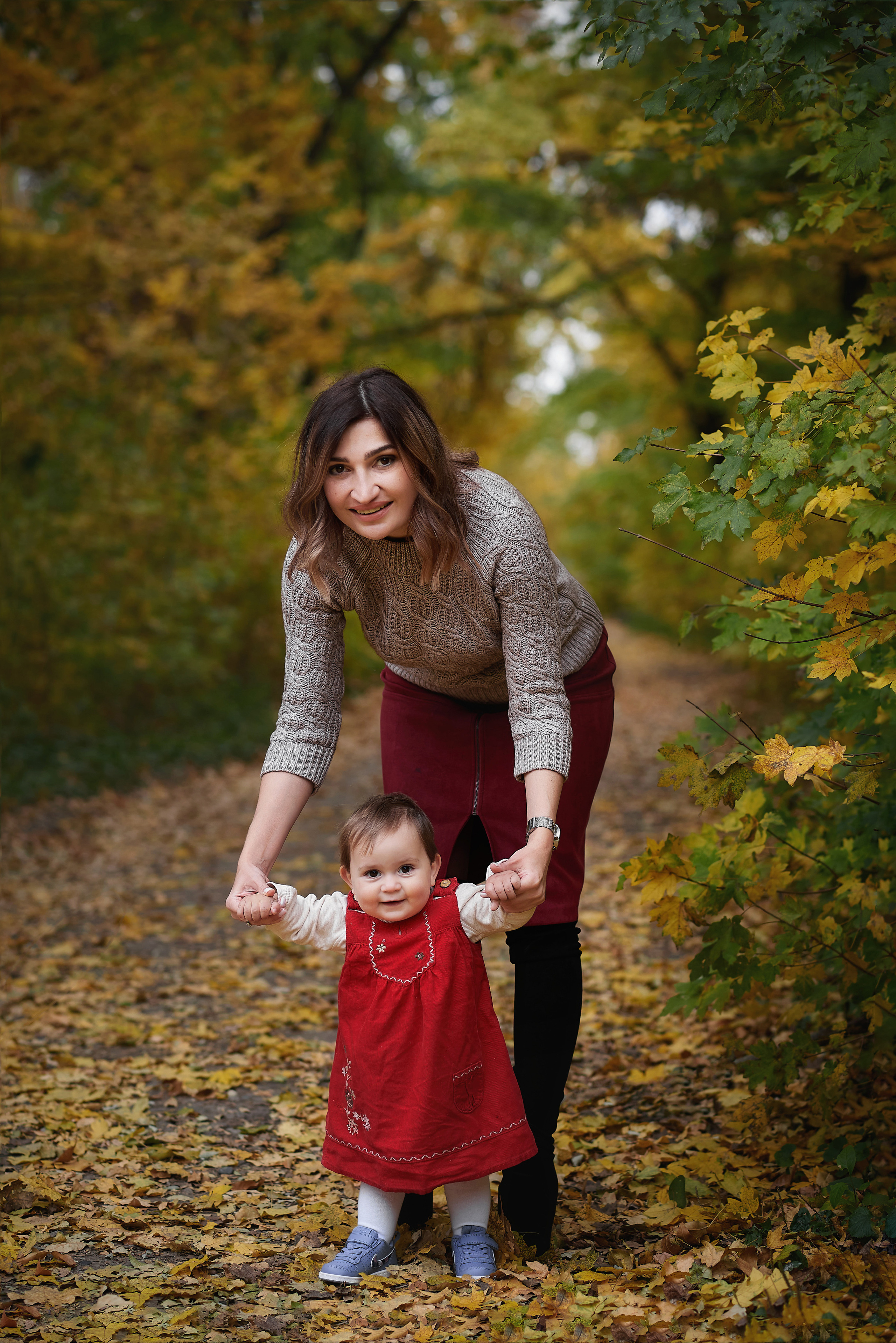 Осенняя прогулка Евгении и Евангелины. Семейный фотограф в Ростове-на-Дону Татьяна Литвинова