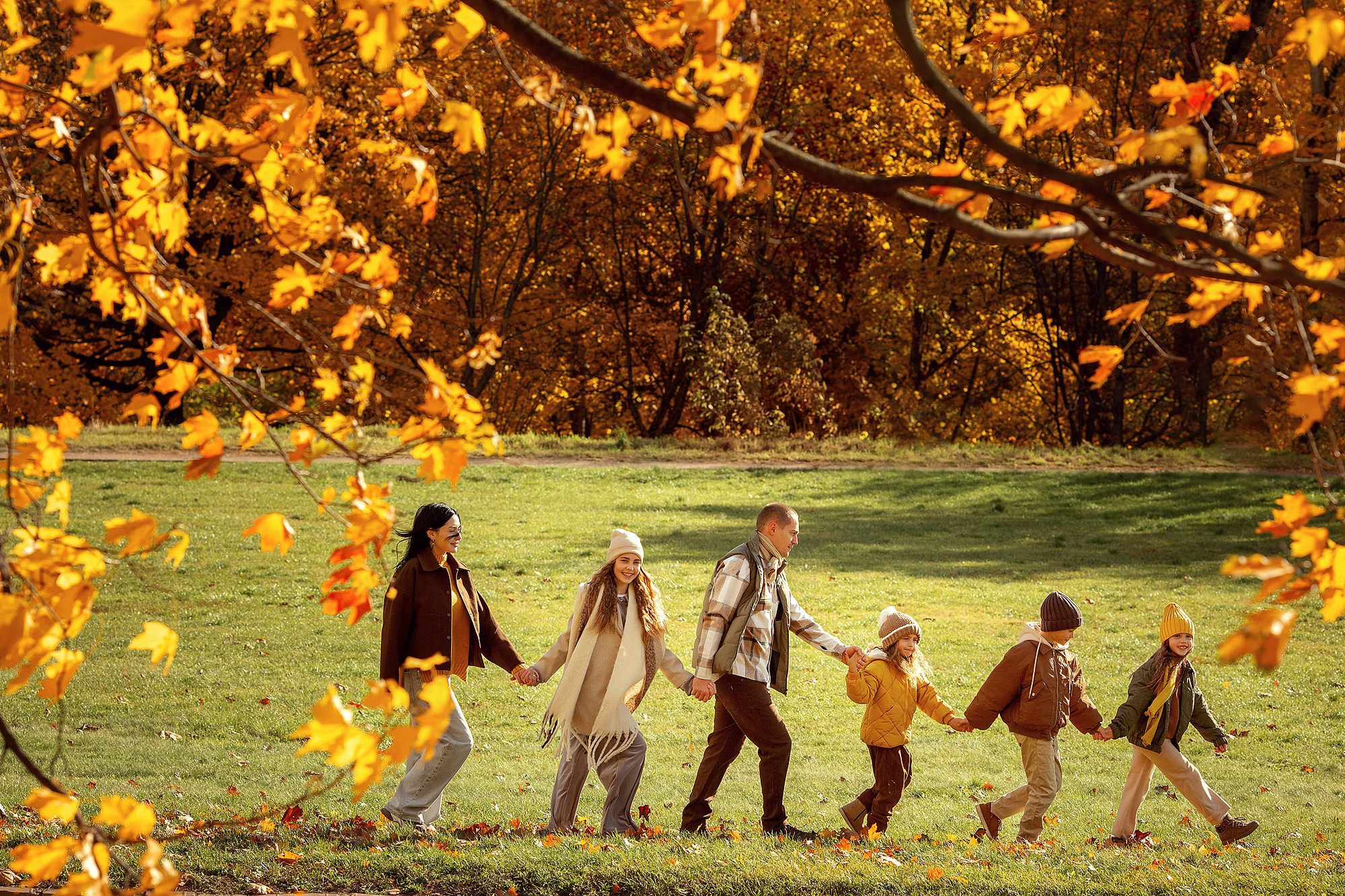 Самая настоящая осенне-золотая семейная съемка. Tatyana Nadezhdina Family photographer