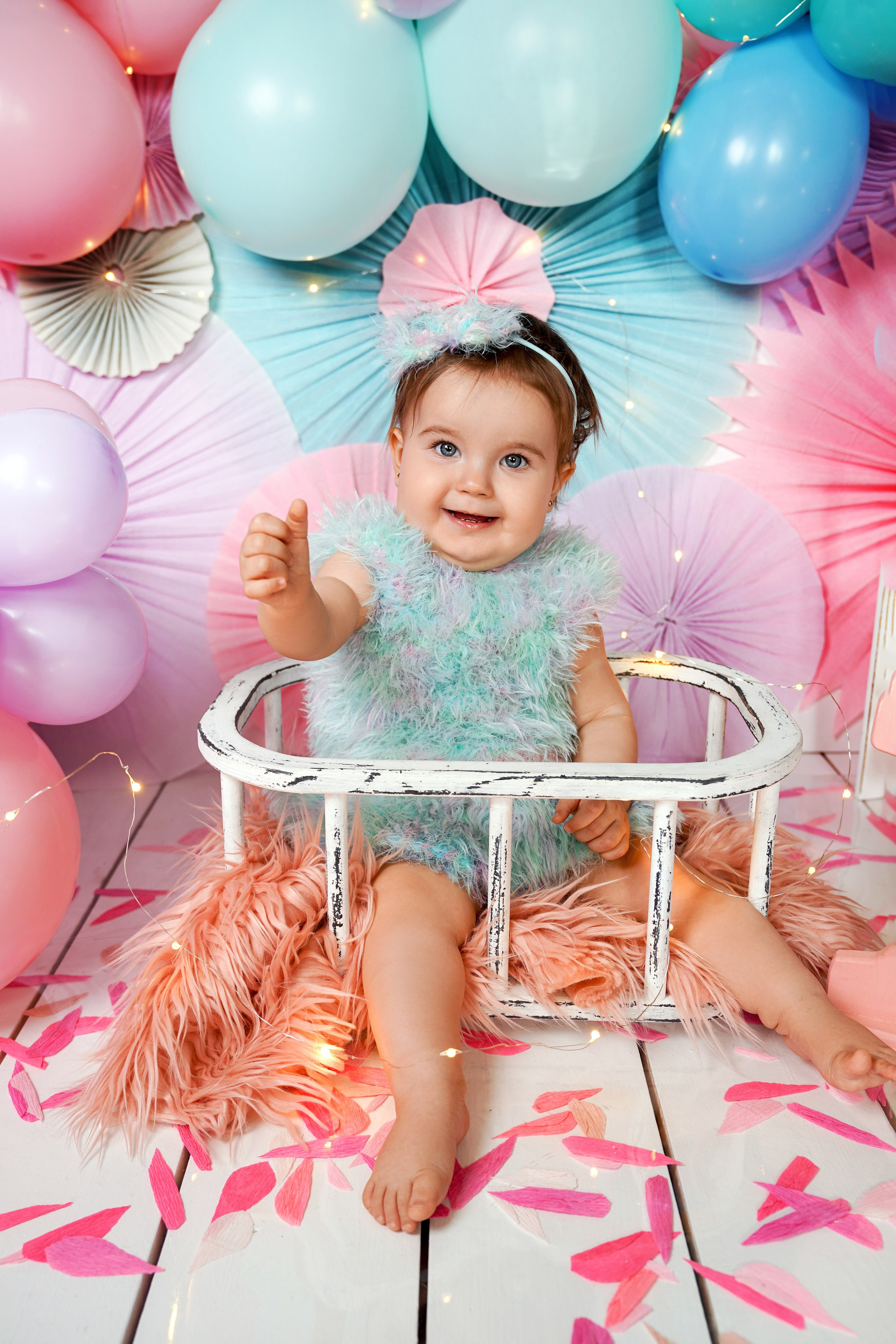 Фотосессия ГОДОВАСИЕ. Фотограф новорожденных, детей до года и беременных в Симферополе