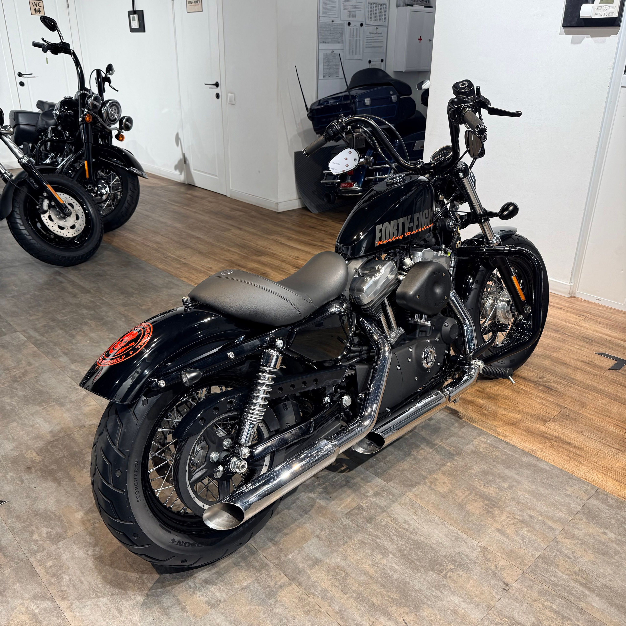 2012 HD Sportstеr 1200 °Fоrty-Еight Vivid Black (VIN *5НD*8872). Hello Davidson, Москва. Только хорошие мотоциклы…