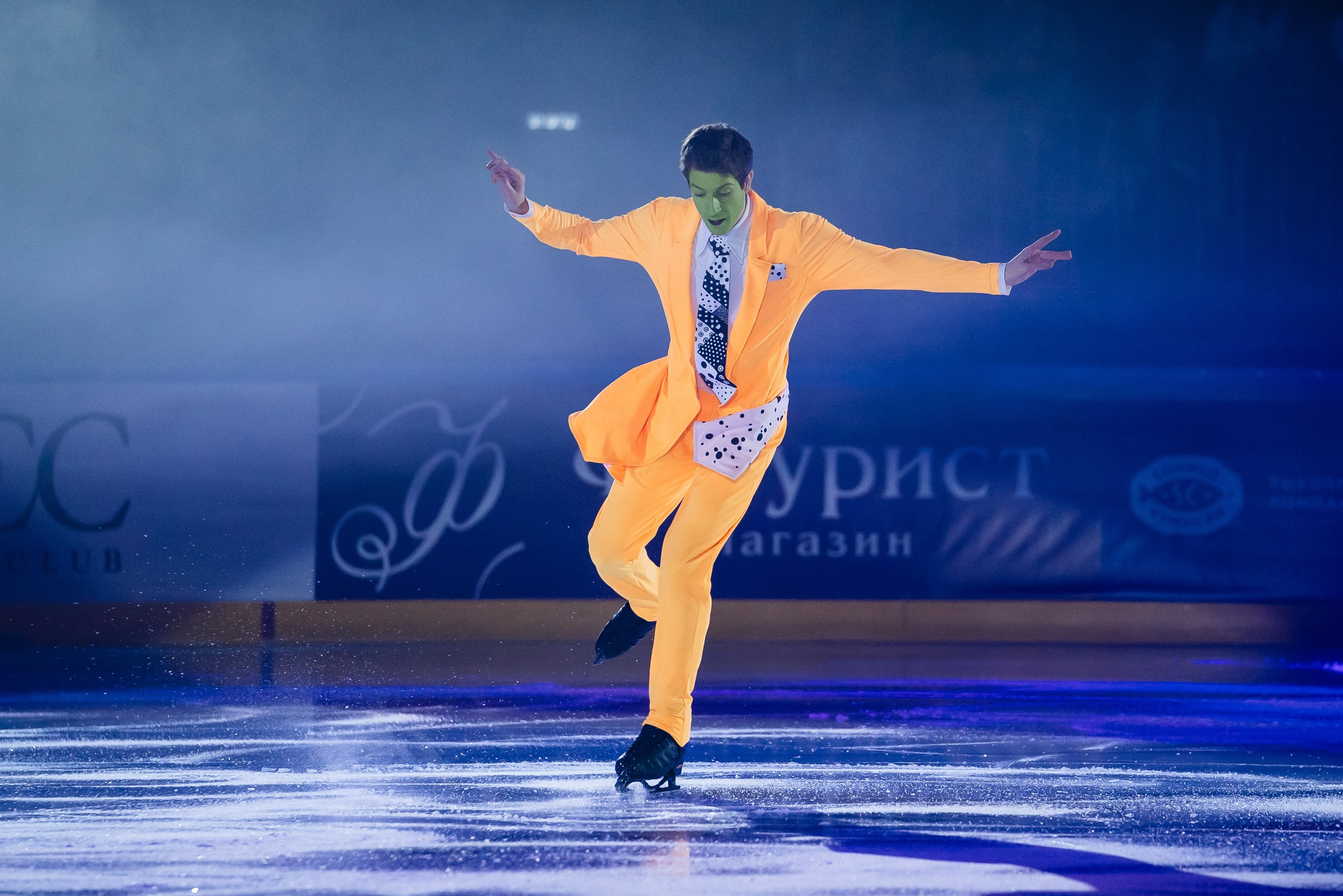 Шоу «Чемпионы на льду» в Новосибирске. Воробьева Ксения — Спортивный и танцевальный фотограф Новосибирск