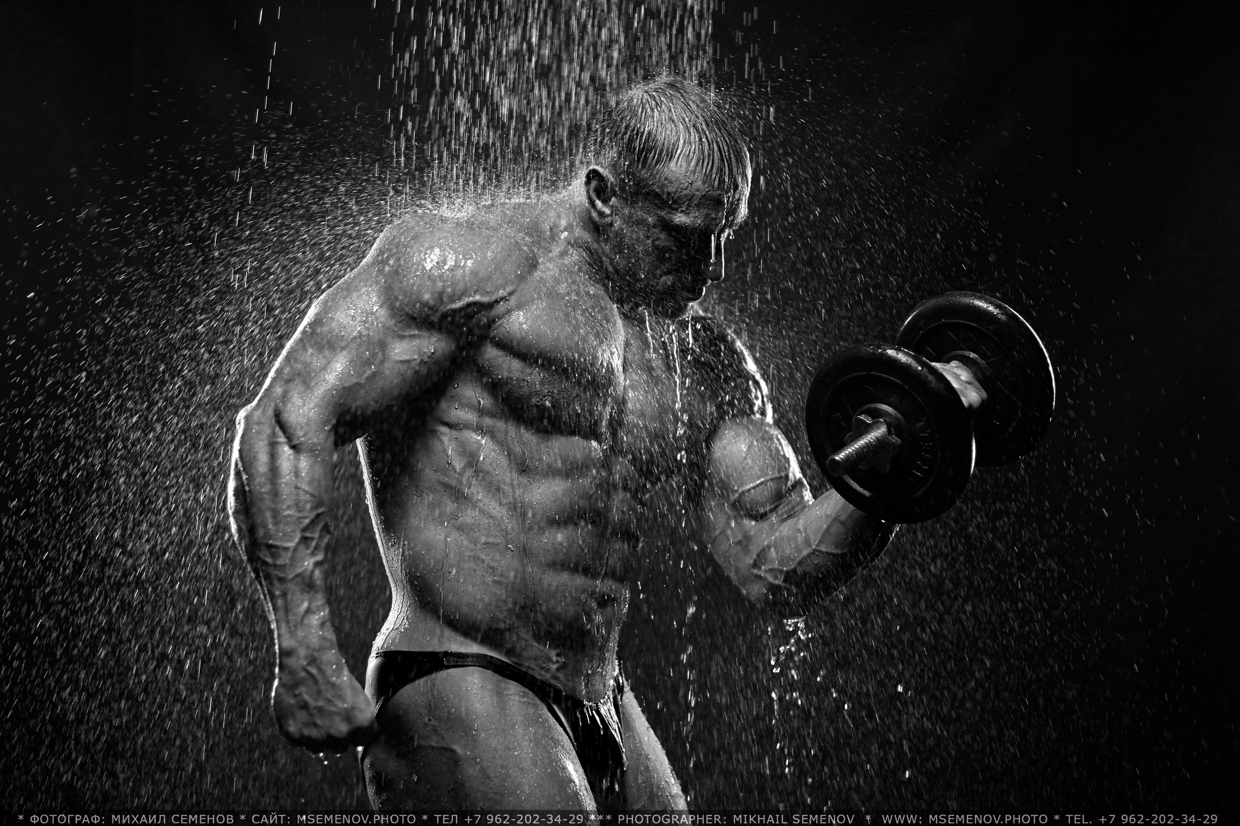 AQUA-photo session. Photographer for business Mikhail Semenov. Aqua photo studio, photo school