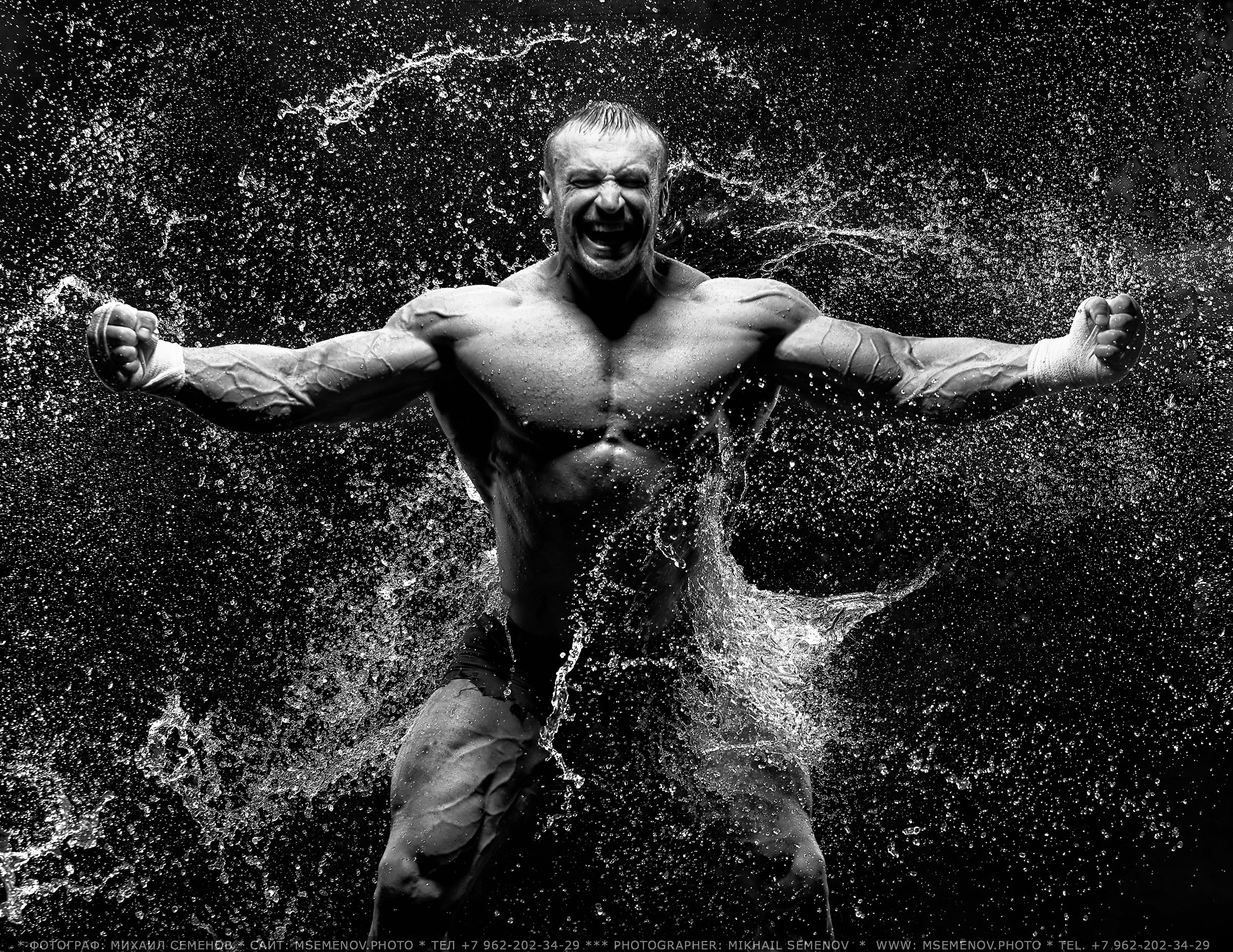 AQUA-photo session. Photographer for business Mikhail Semenov. Aqua photo studio, photo school