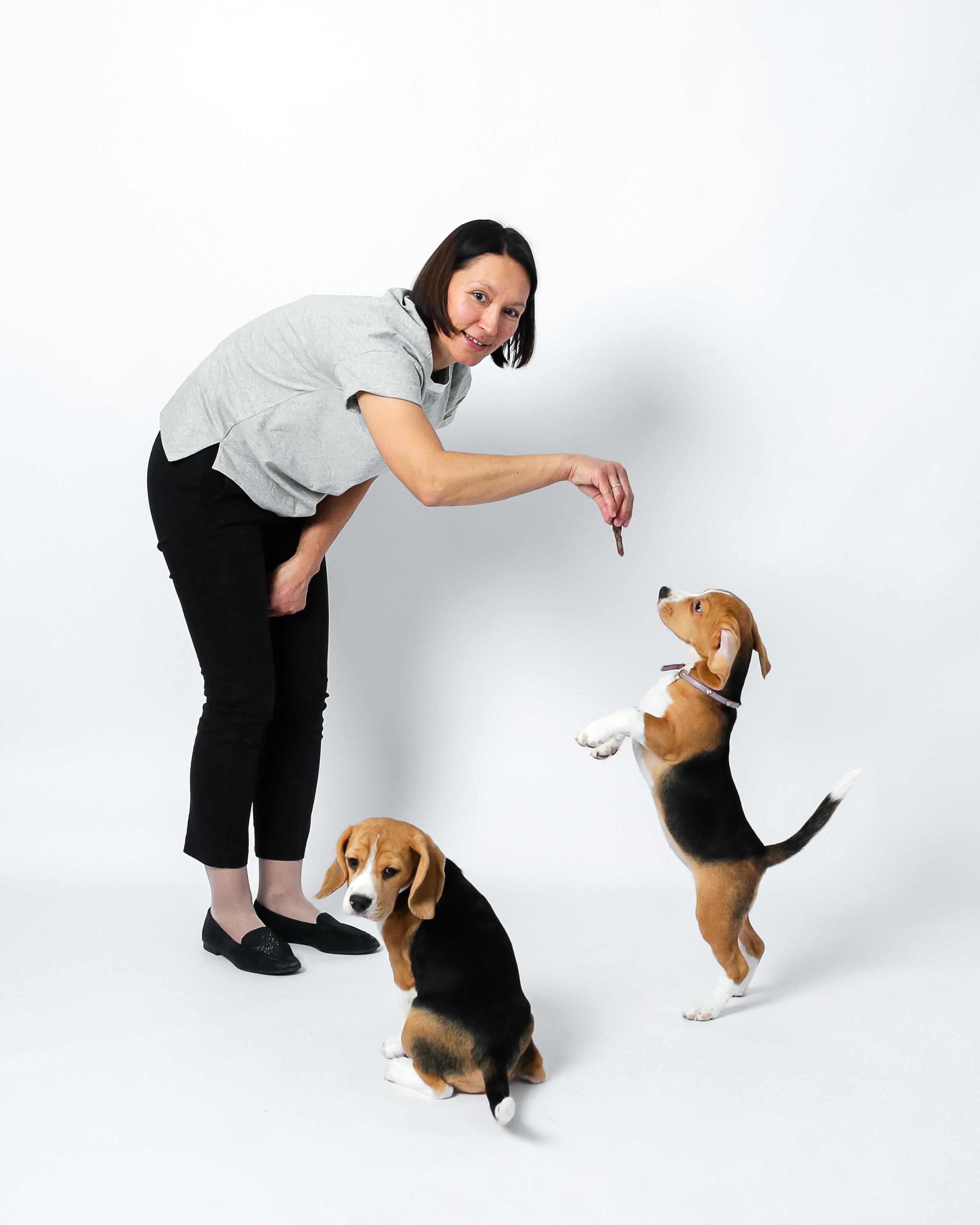 Любимые собаки и хозяйка. Фотостудия Автопортретная № 2 в Ижевске