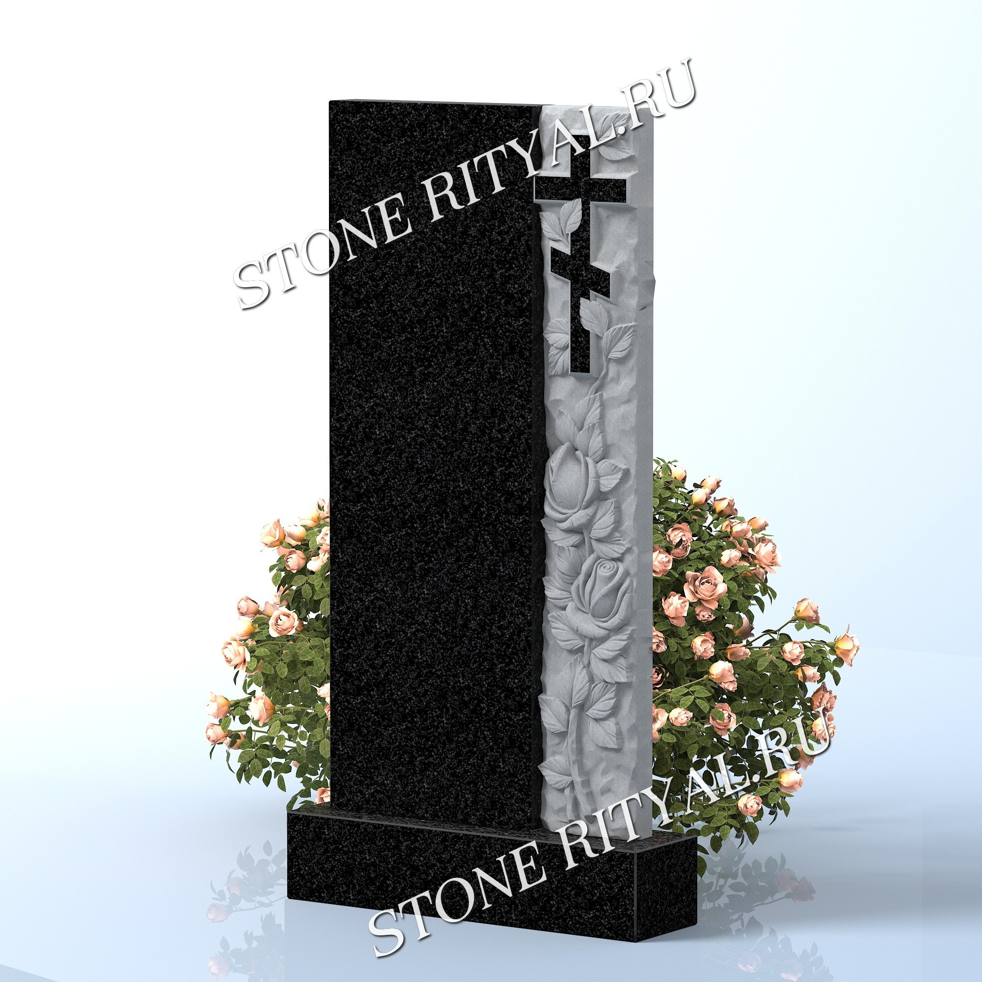 Вертикальные памятники фигурные. Изготовление и установка памятников в Москве и МО