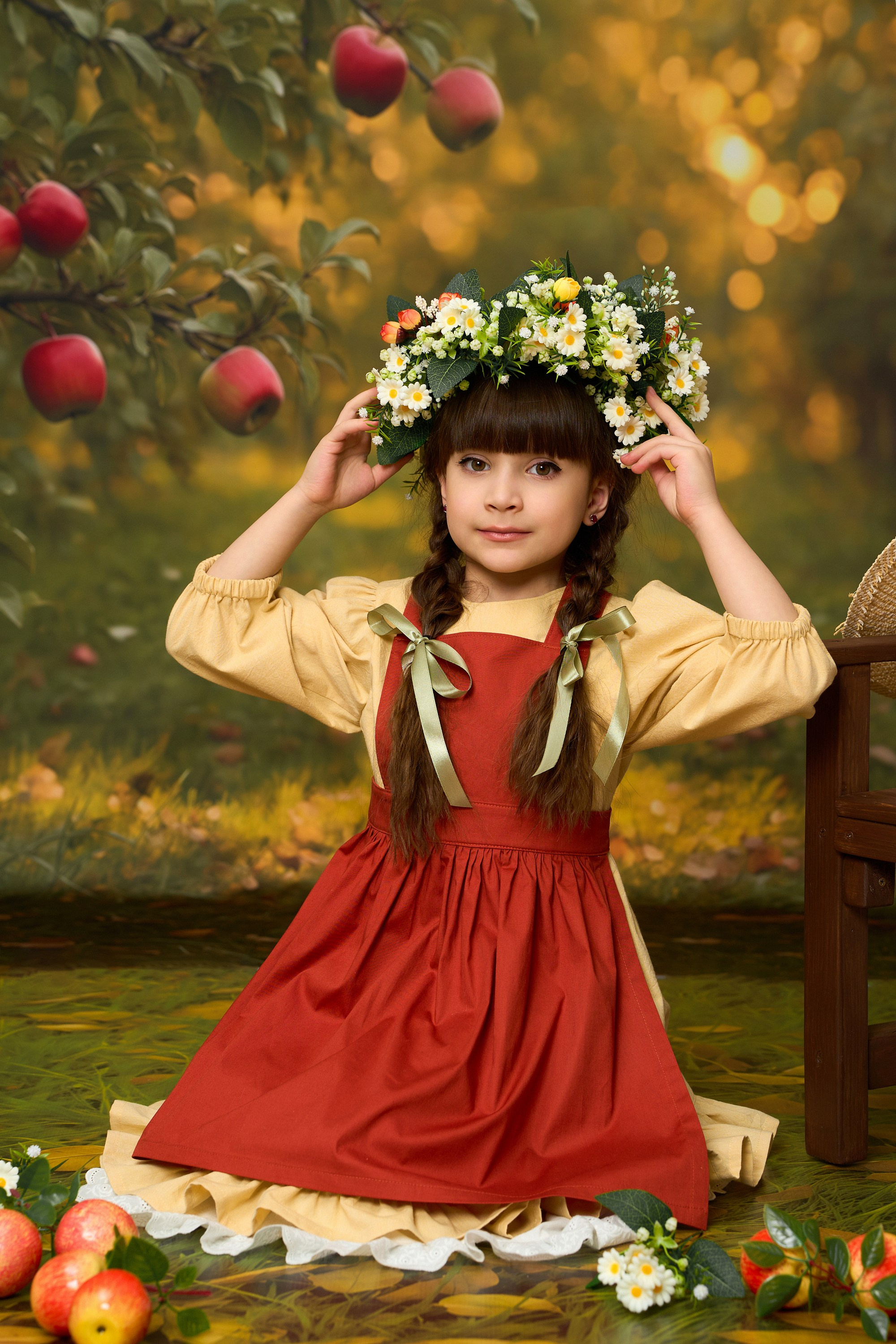 Фотопроект «В гостях у яблоньки». Детский и семейный фотограф в Нижнем Тагиле Светлана Пономаренко