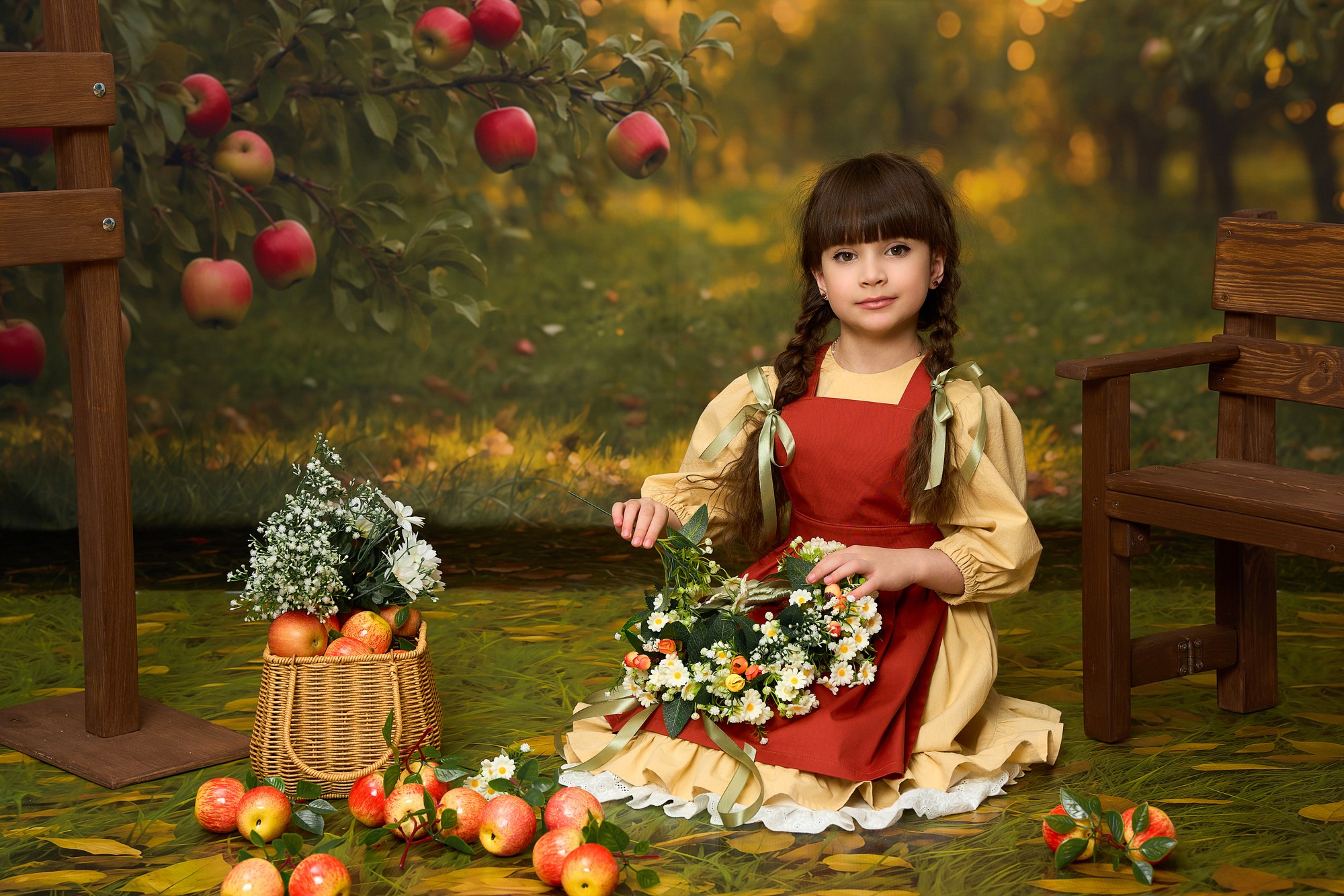 Фотопроект «В гостях у яблоньки». Детский и семейный фотограф в Нижнем Тагиле Светлана Пономаренко