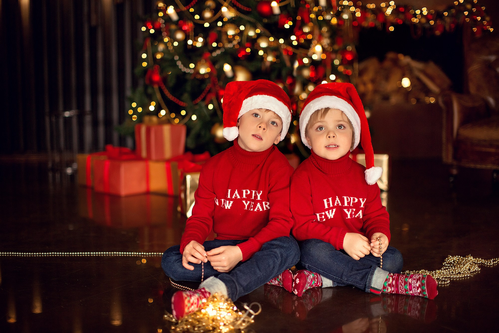Новогодняя Фотосессия в вечернем стиле. Tatyana Nadezhdina Family photographer