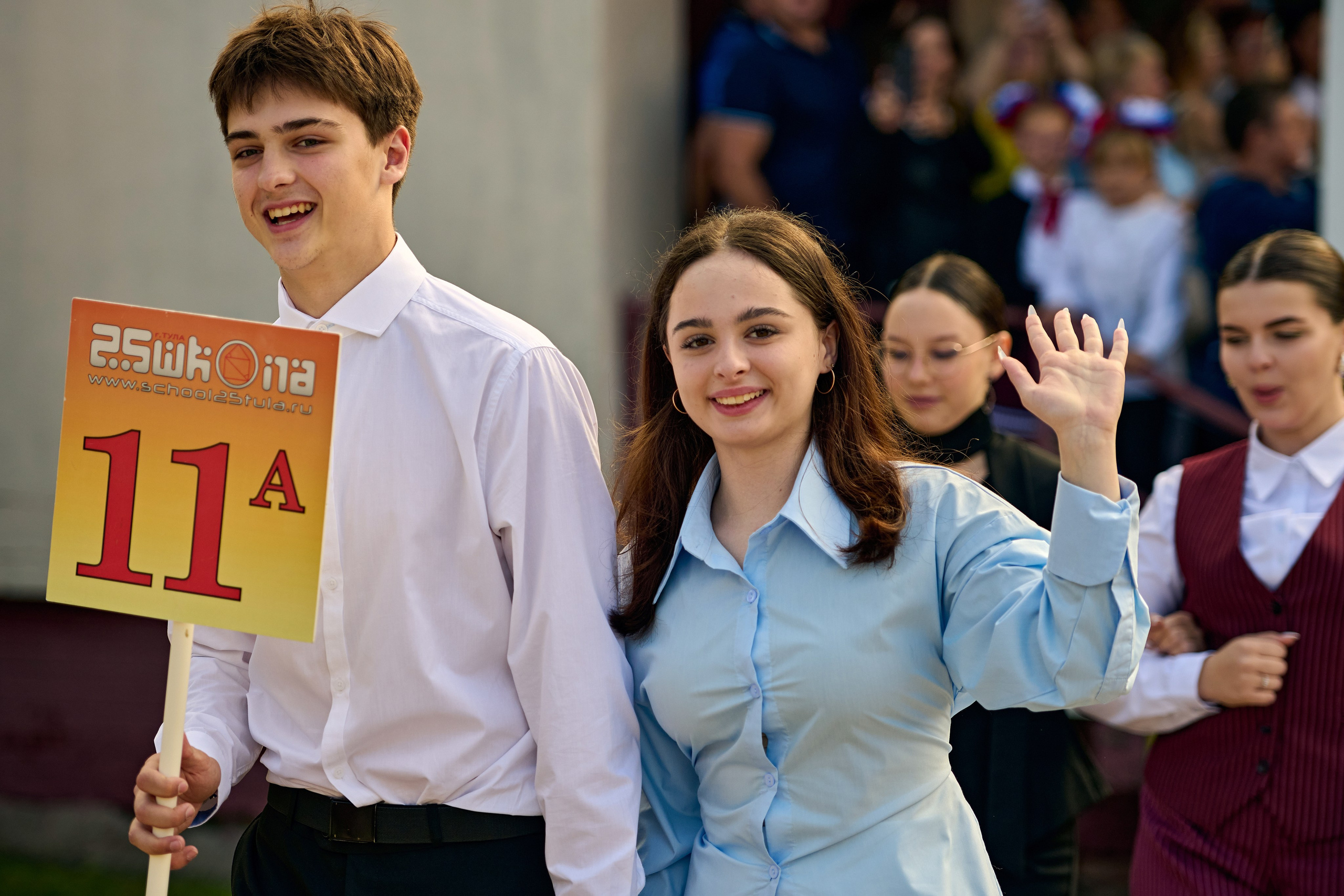 1 сентября в ЦО№ 25. Школьный фотограф в Туле Владимир Греков. Выпускные альбомы