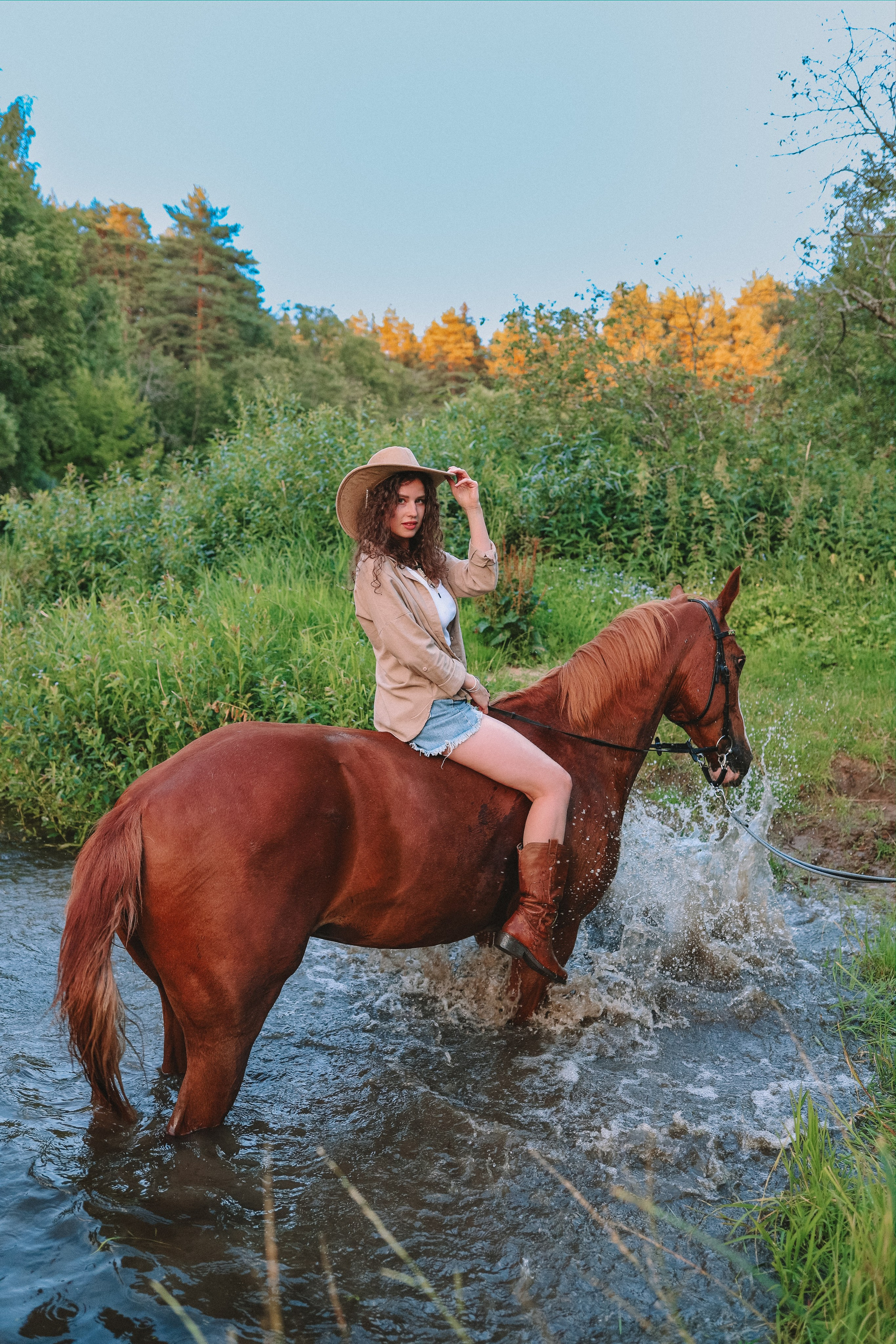 Вестерн-фотосессия Леси в Леобласти. Фотограф Олеся Беляева | Санкт-Петербург и Ленобласть