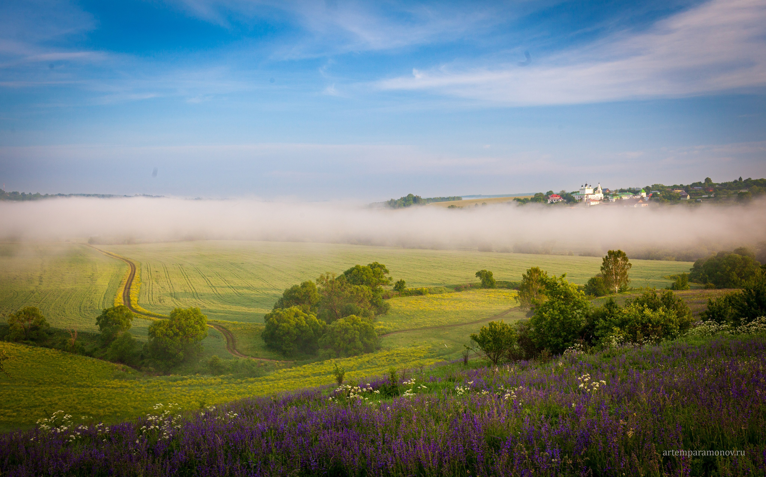 Магия утра близ Анастасова монастыря. Фотохудожник Артём Парамонов