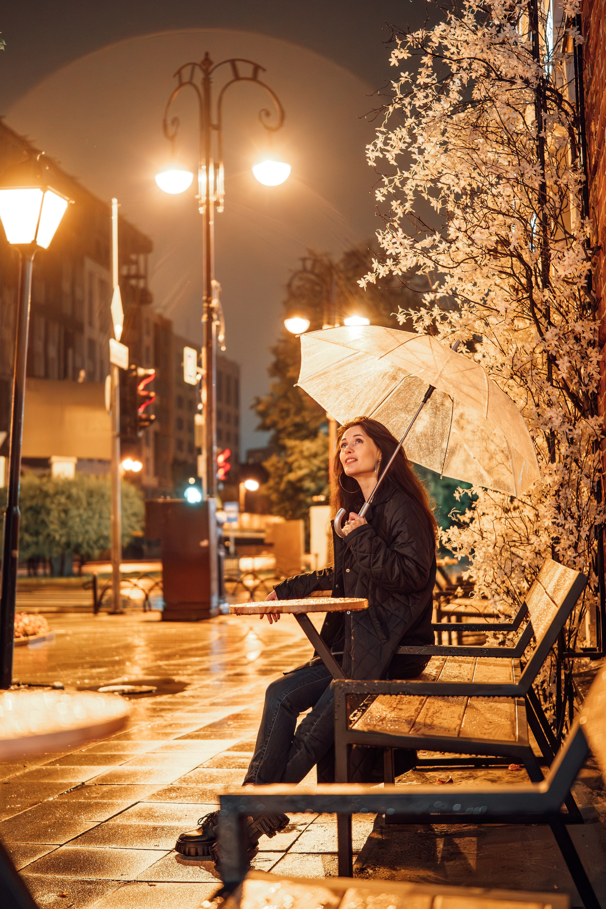 Ночная съёмка в городе. Фотограф и видеограф Анна Жагорина