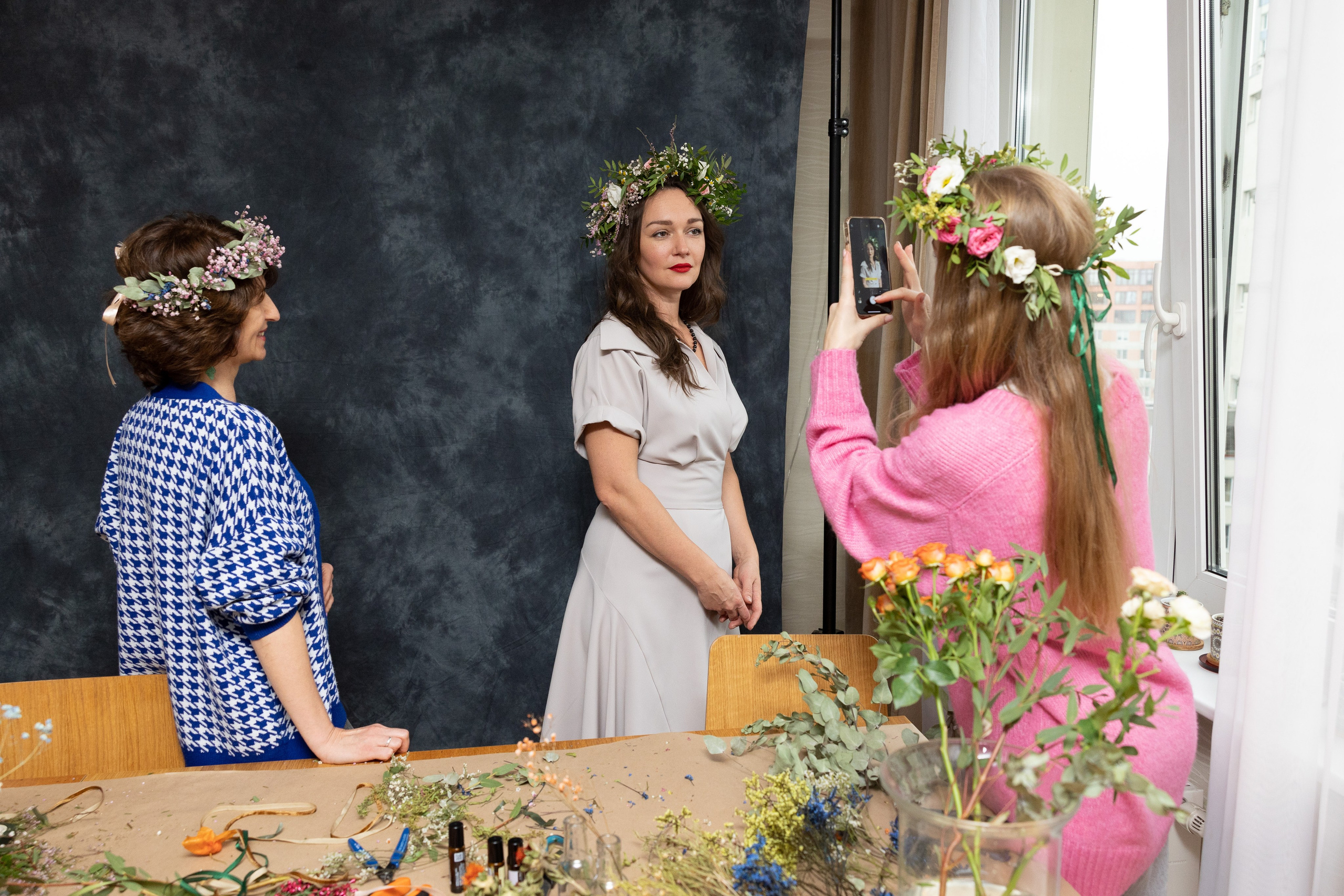 Мастер-класс по созданию венка на голову. Ароматестирование по методу Аромакод и Нейростатус в Санкт-Петербурге