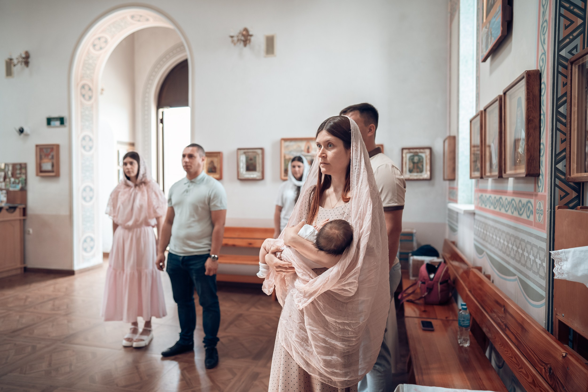 Крещение в храме Романа Исповедника г. Севастополь. Церковный фотограф Севастополь