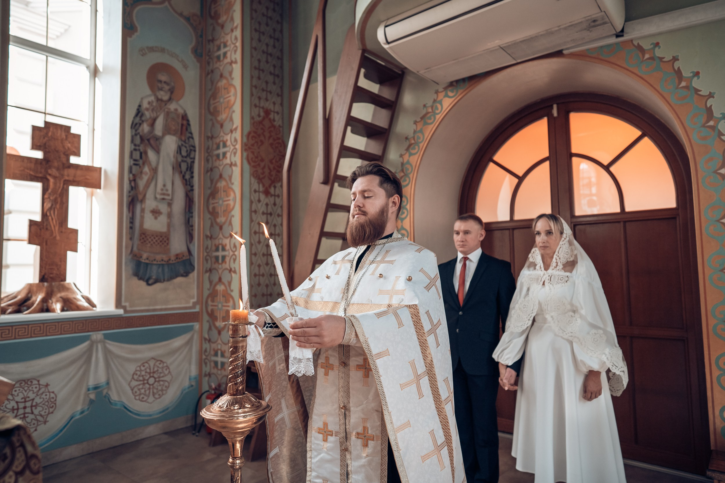 Венчание в храме ап.Андрея Первозванного Севастополь. Церковный фотограф Севастополь