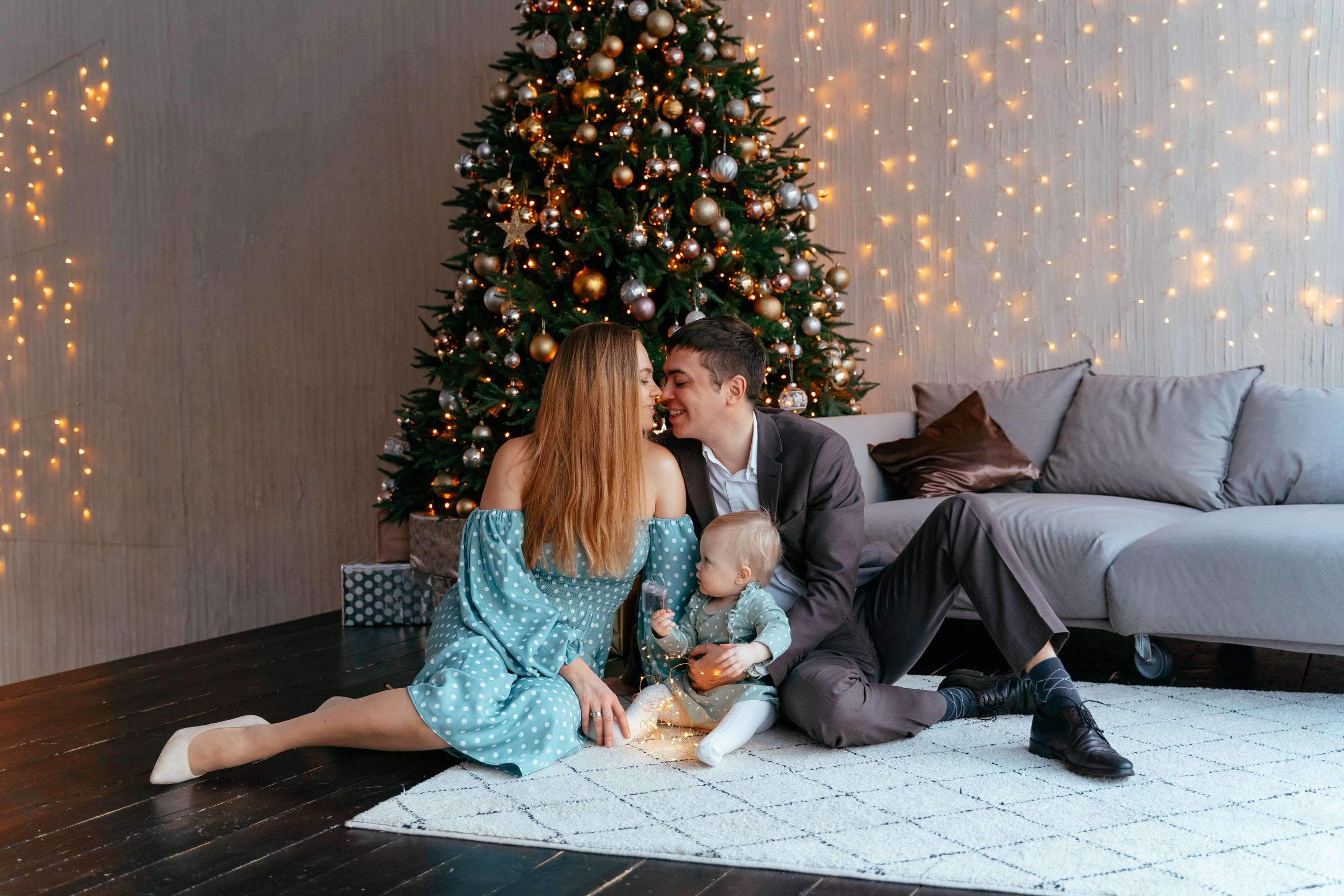Новогодняя семейная фотосессия. Свадебный и семейный фотограф Ксения Шекк Екатеринбург