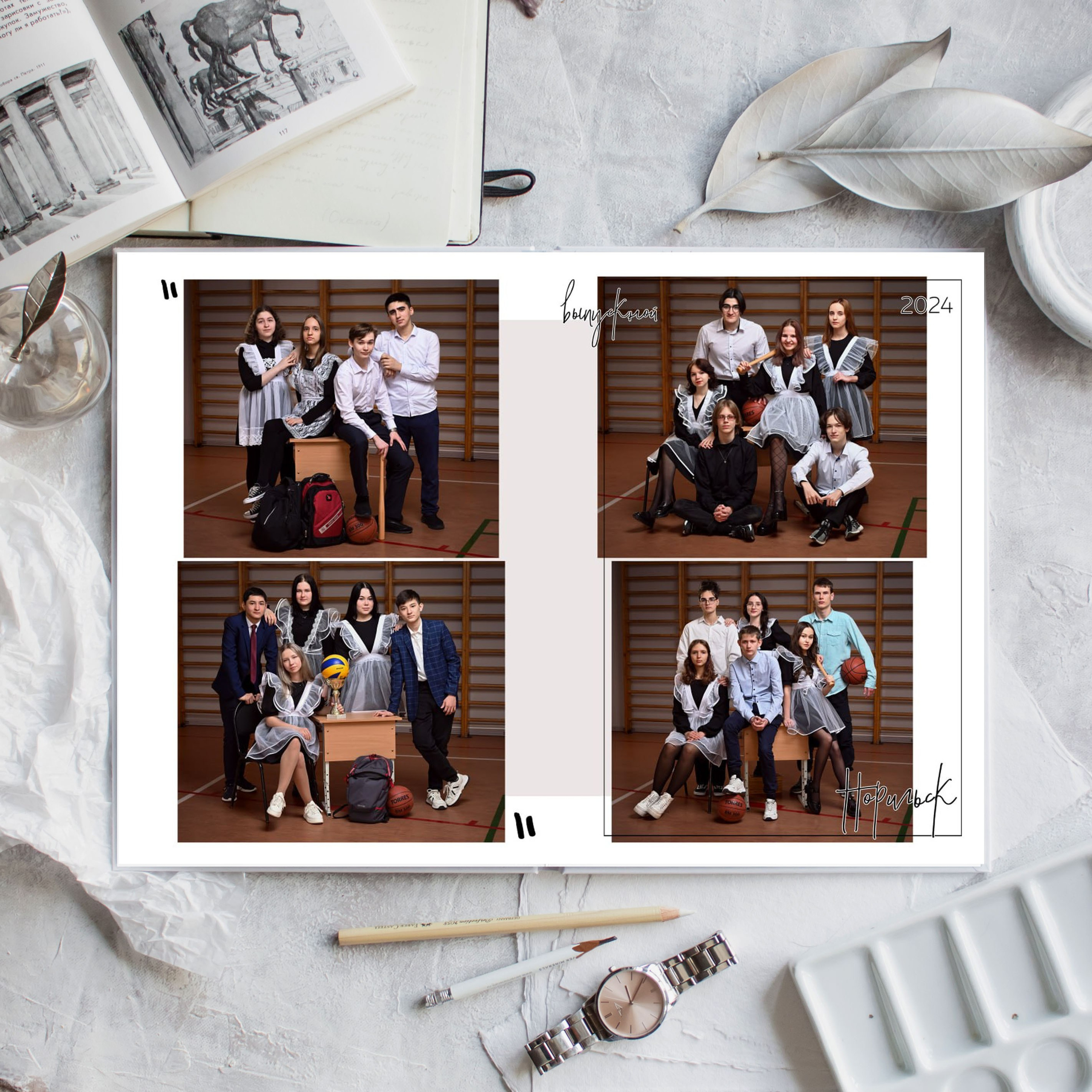 Выпускной альбом «Статус». Выпускные альбомы для детских садов и школ в Норильске