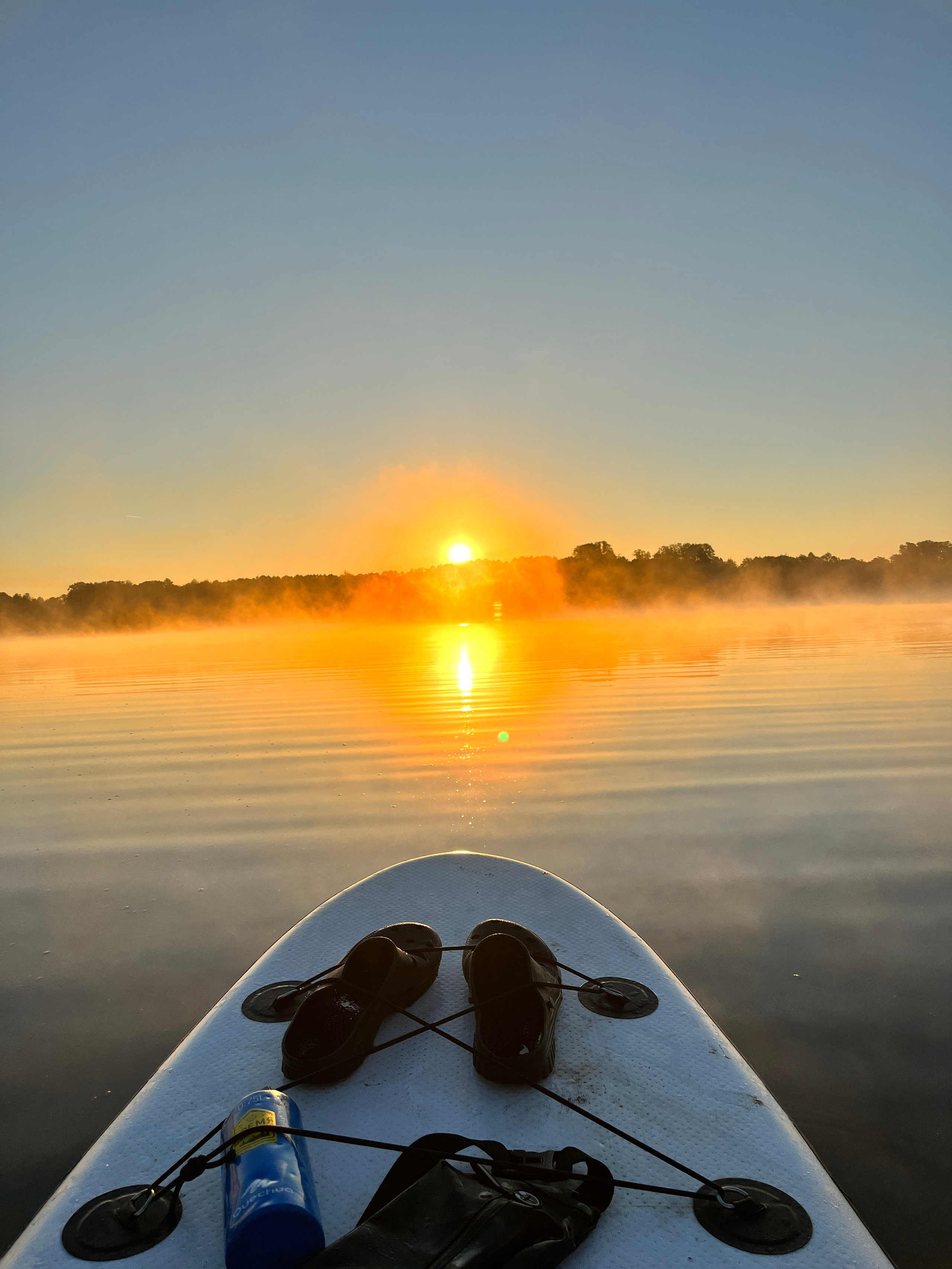 Рассвет на сапах в Сипайловских карьерах