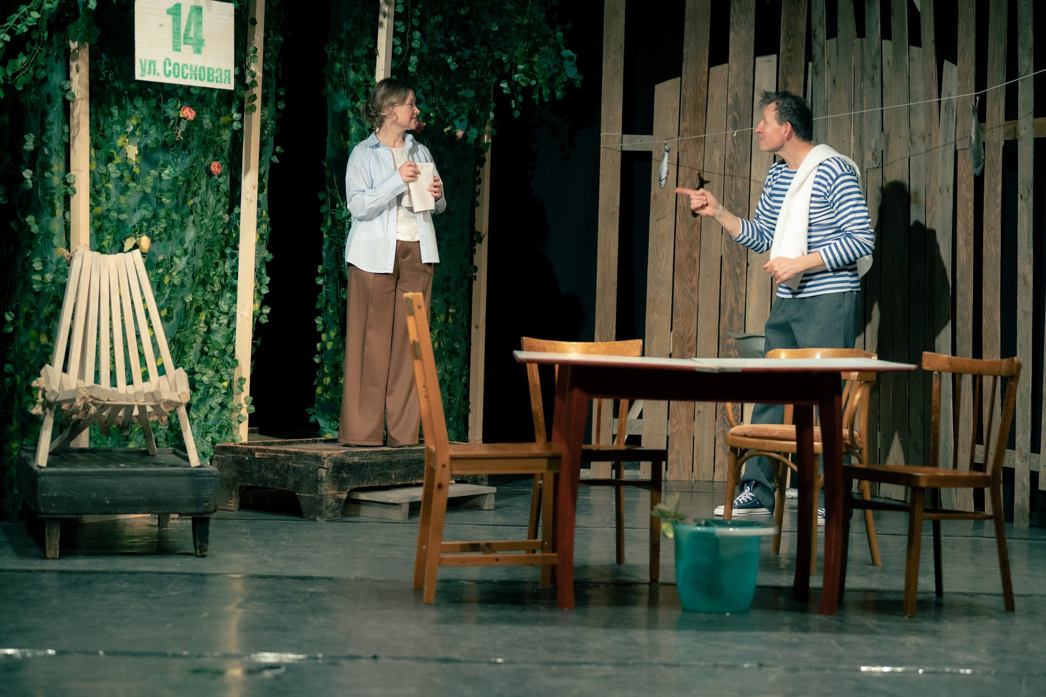 "Дачный роман" спектакль, комедия. Театр "Палитра" режиссёр - Владимир Сабельфельд, особняк Шрёдера