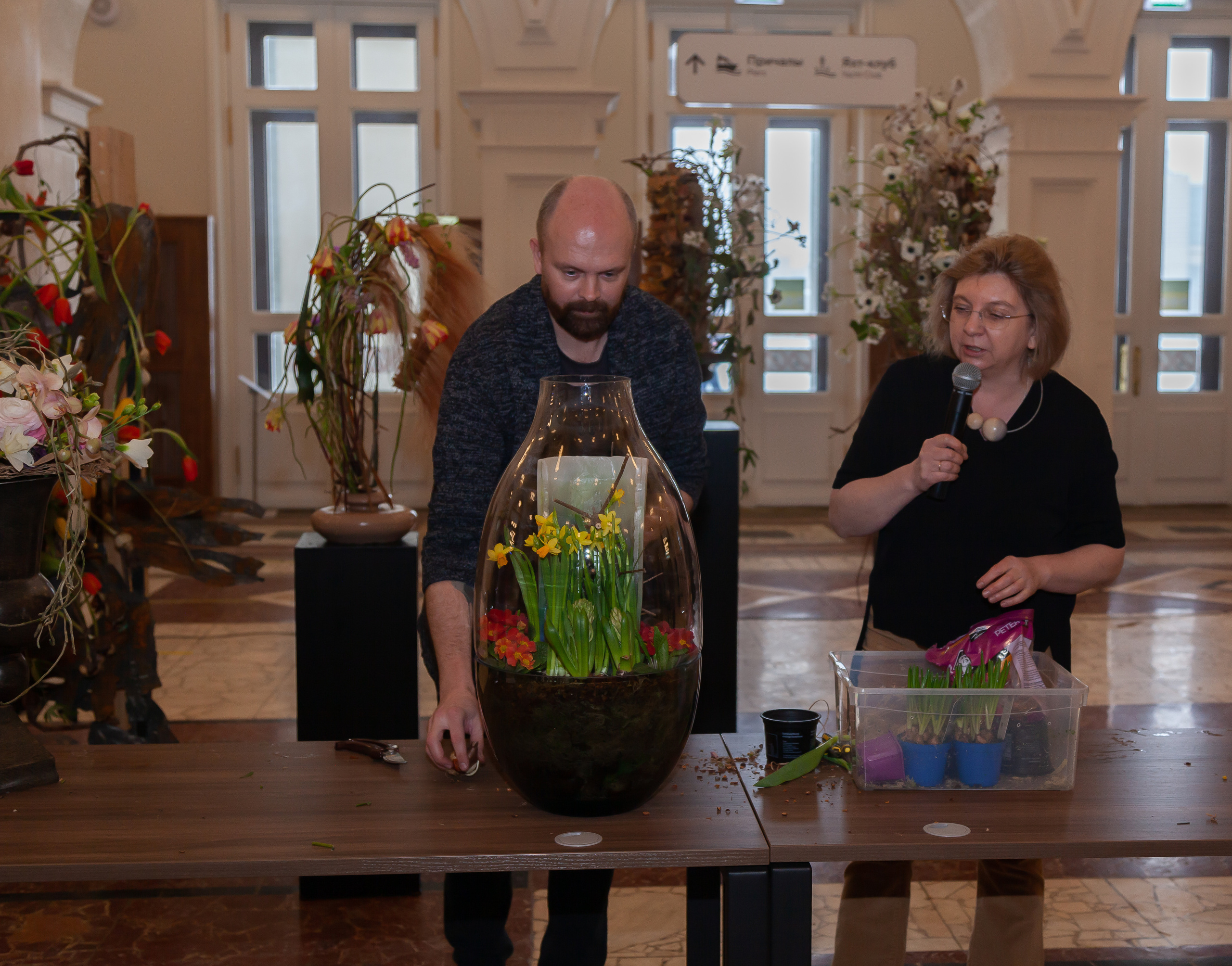 Moscow North River port floristic show. Maria Poleshchuk, commercial photographer in Sydney