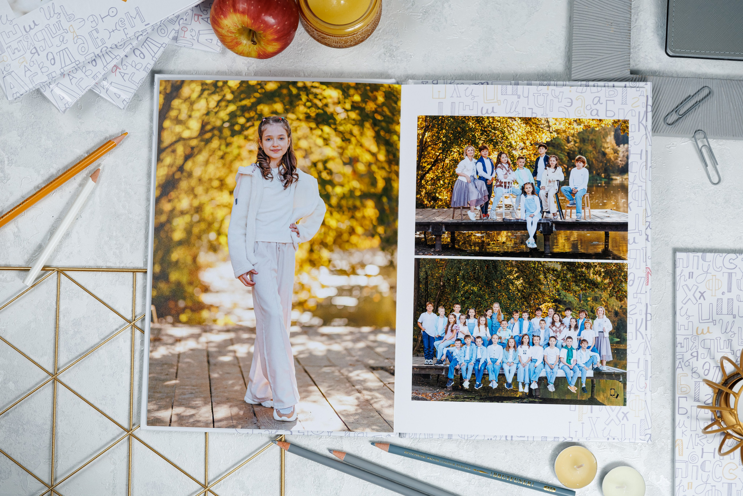 Выпускные альбомы 4 класс. Семейный и детский фотограф Комина Елена, Власиха, Одинцово