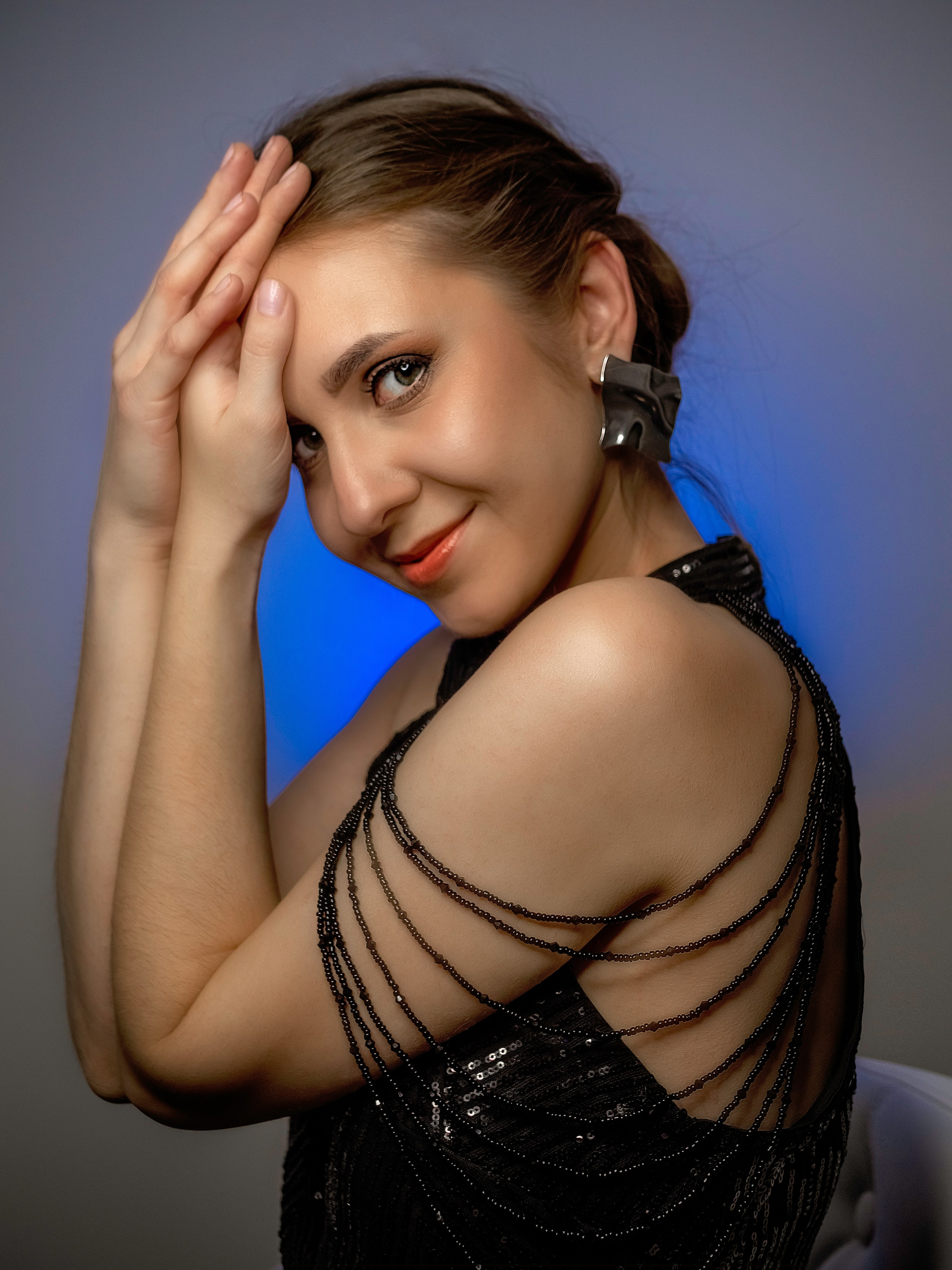 Макияж. Фотограф Надежда Сухомлина