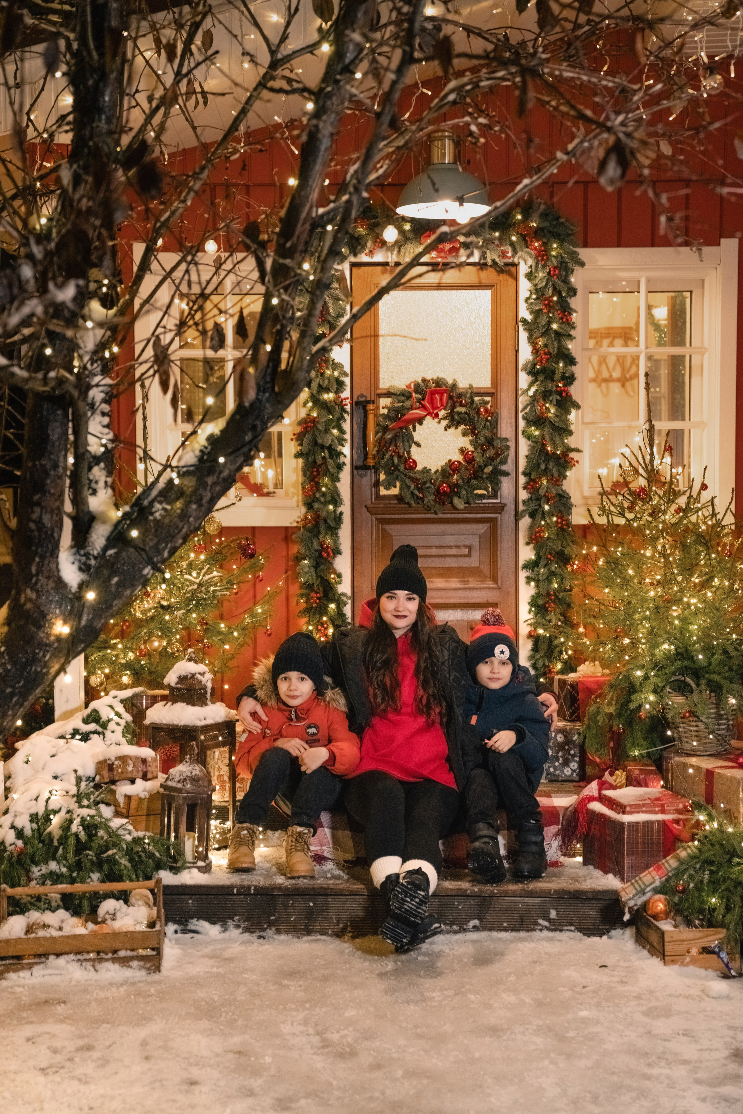 Семейная новогодняя фотоистория Полины и Андрея. Свадебный и семейный фотограф в Санкт-Петербурге Олеся Еремеева