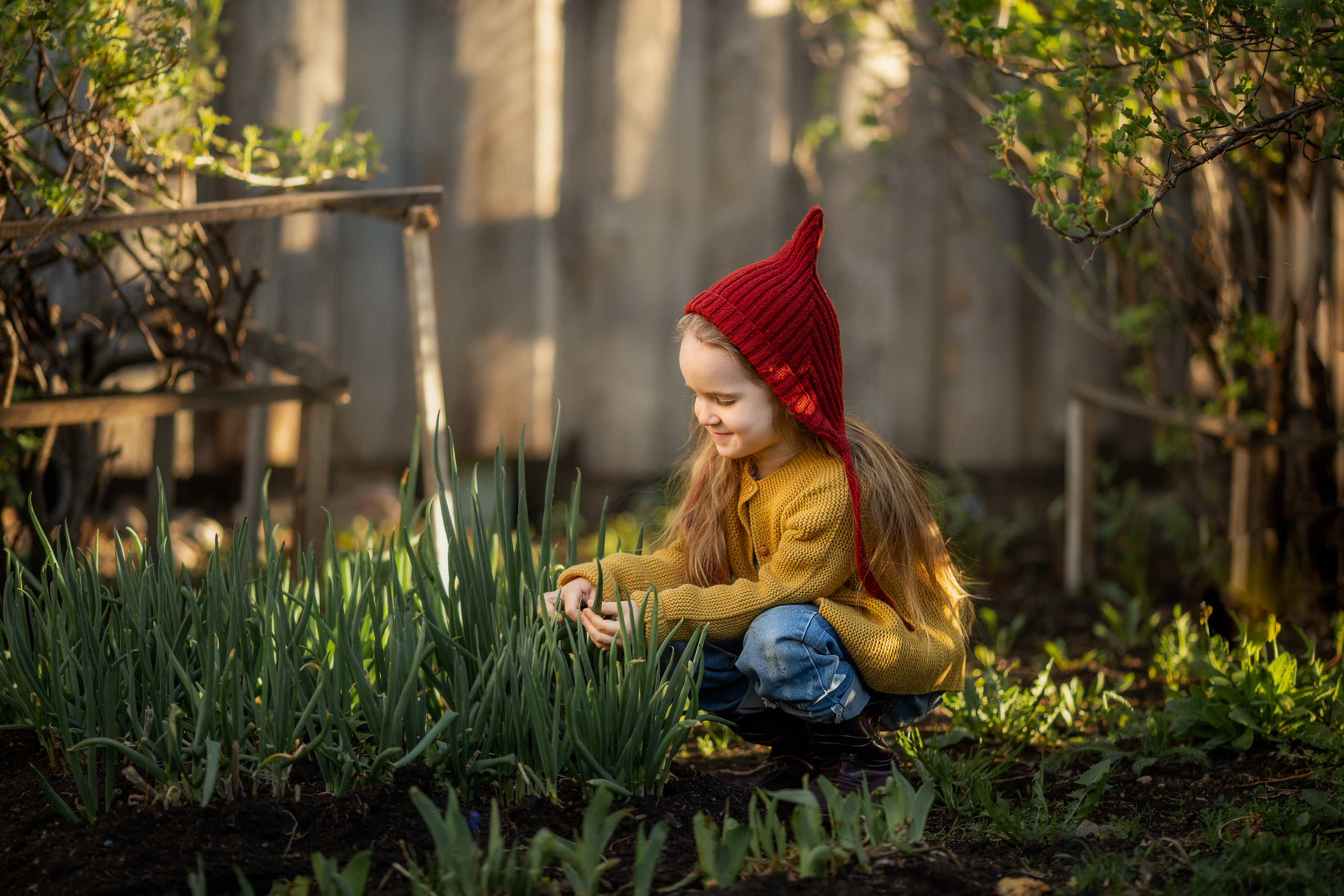 Юный садовод. Детский и семейный фотограф в Красноярске Елена Коровкина