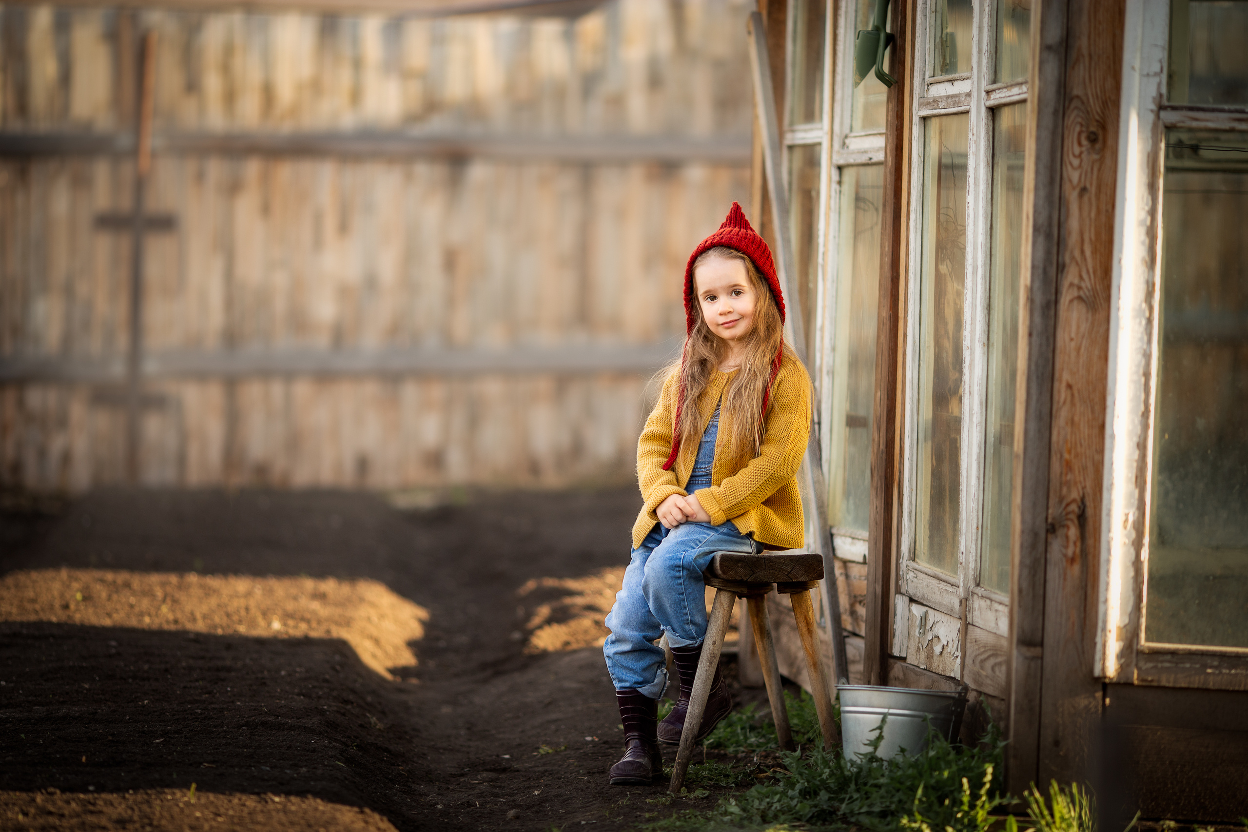 Юный садовод. Детский и семейный фотограф в Красноярске Елена Коровкина