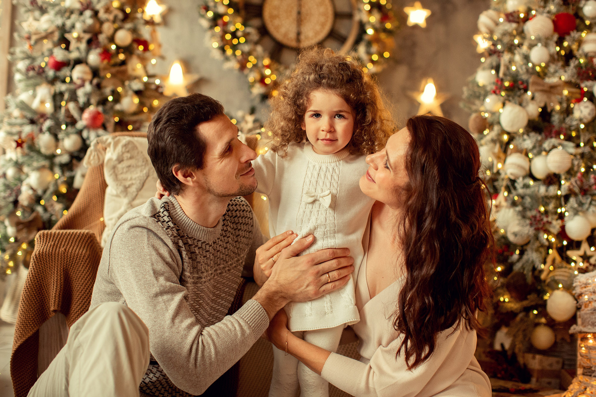 Новогодняя Фотосессия в студии с малышом. Tatyana Nadezhdina Family photographer