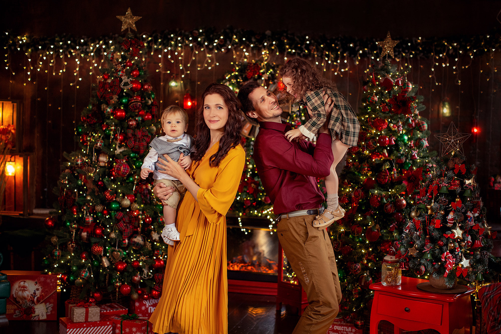 Новогодняя Фотосессия в студии с малышом. Tatyana Nadezhdina Family photographer