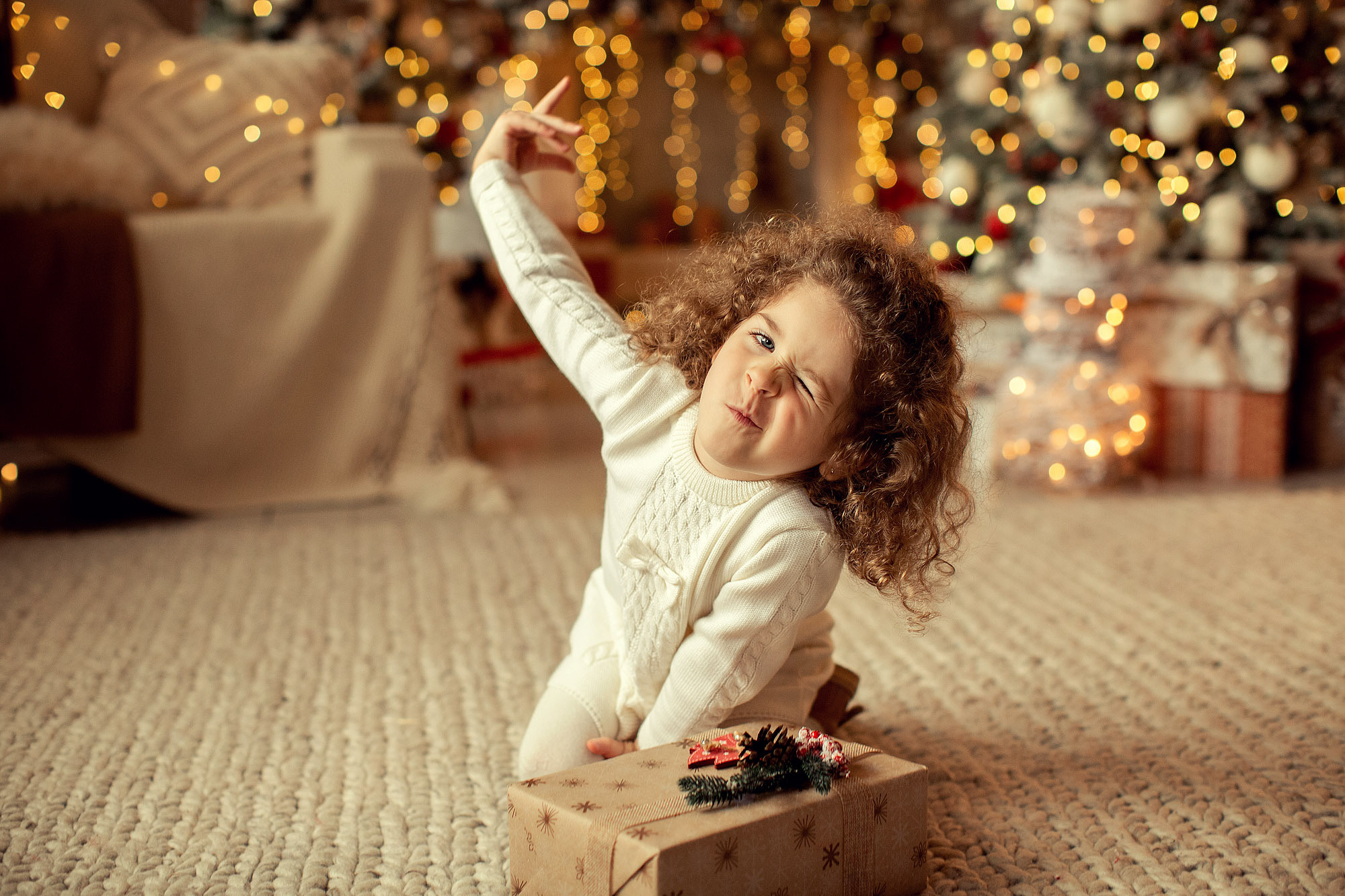 Новогодняя Фотосессия в студии с малышом. Tatyana Nadezhdina Family photographer