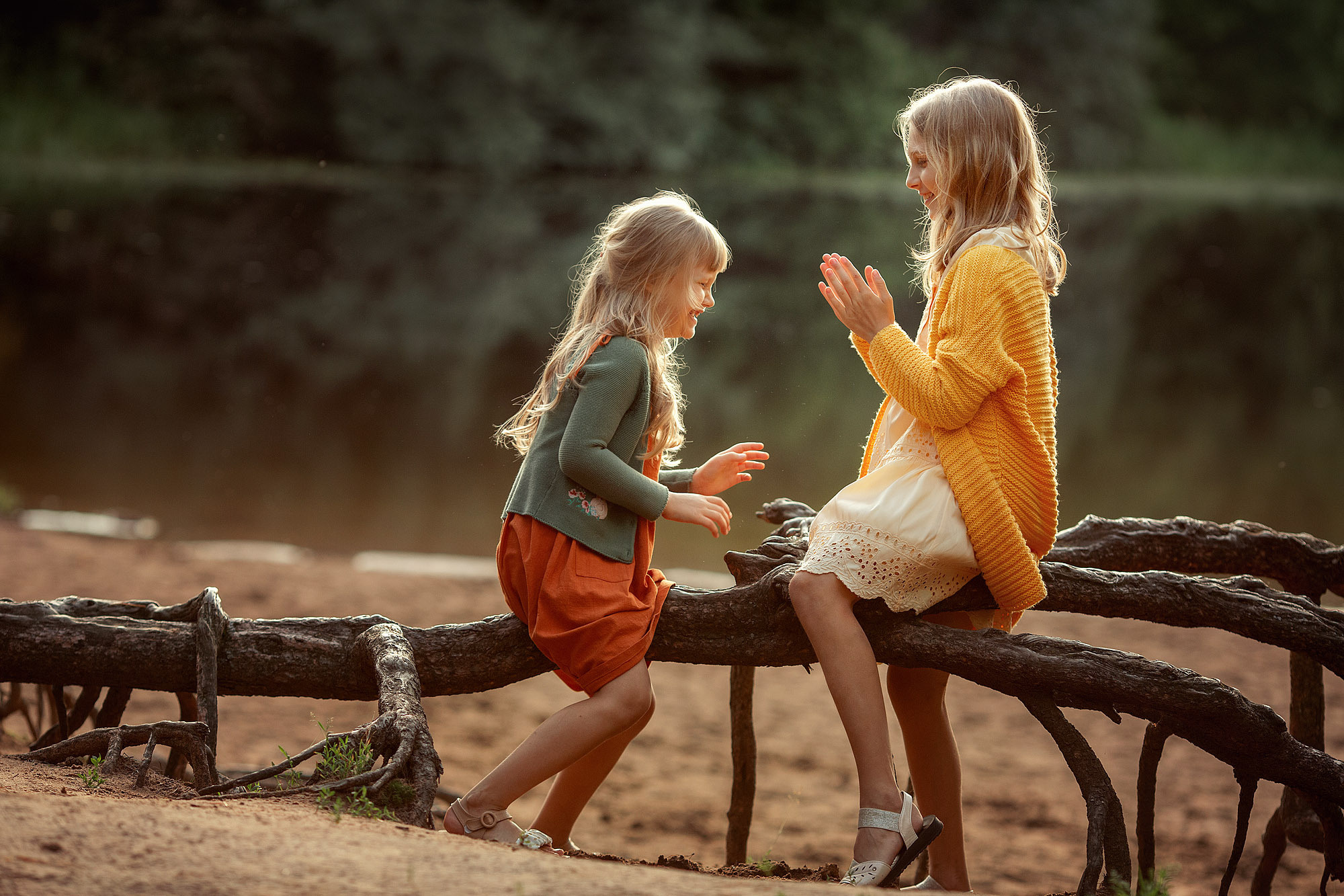 Фотосессия семьи несколько поколений в сосновом бору. Tatyana Nadezhdina Family photographer