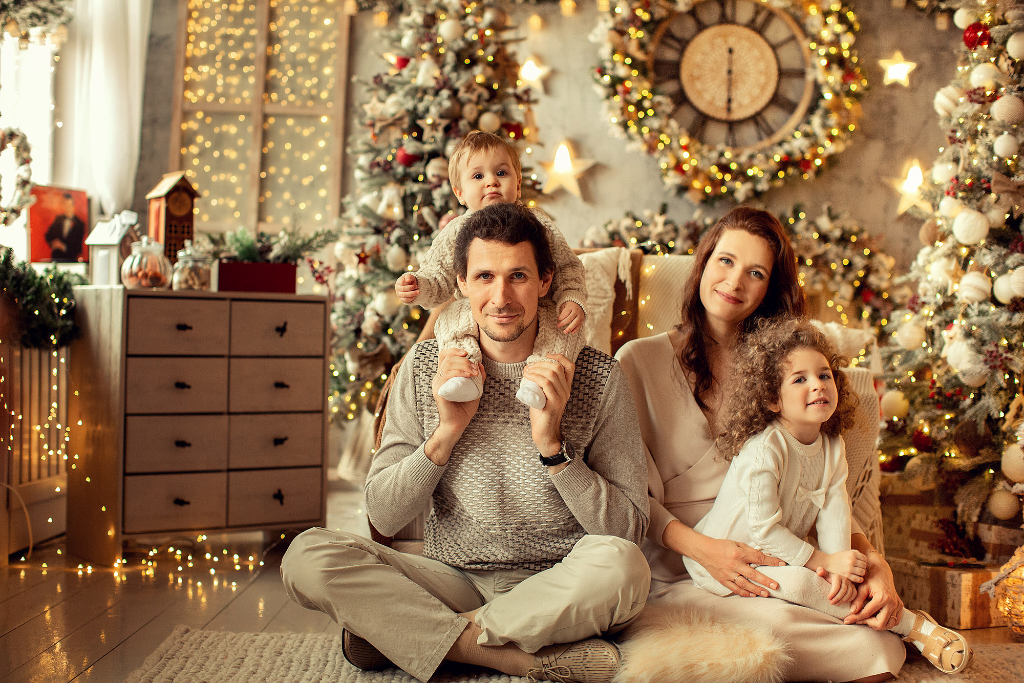 Новогодняя Фотосессия в студии с малышом. Tatyana Nadezhdina Family photographer