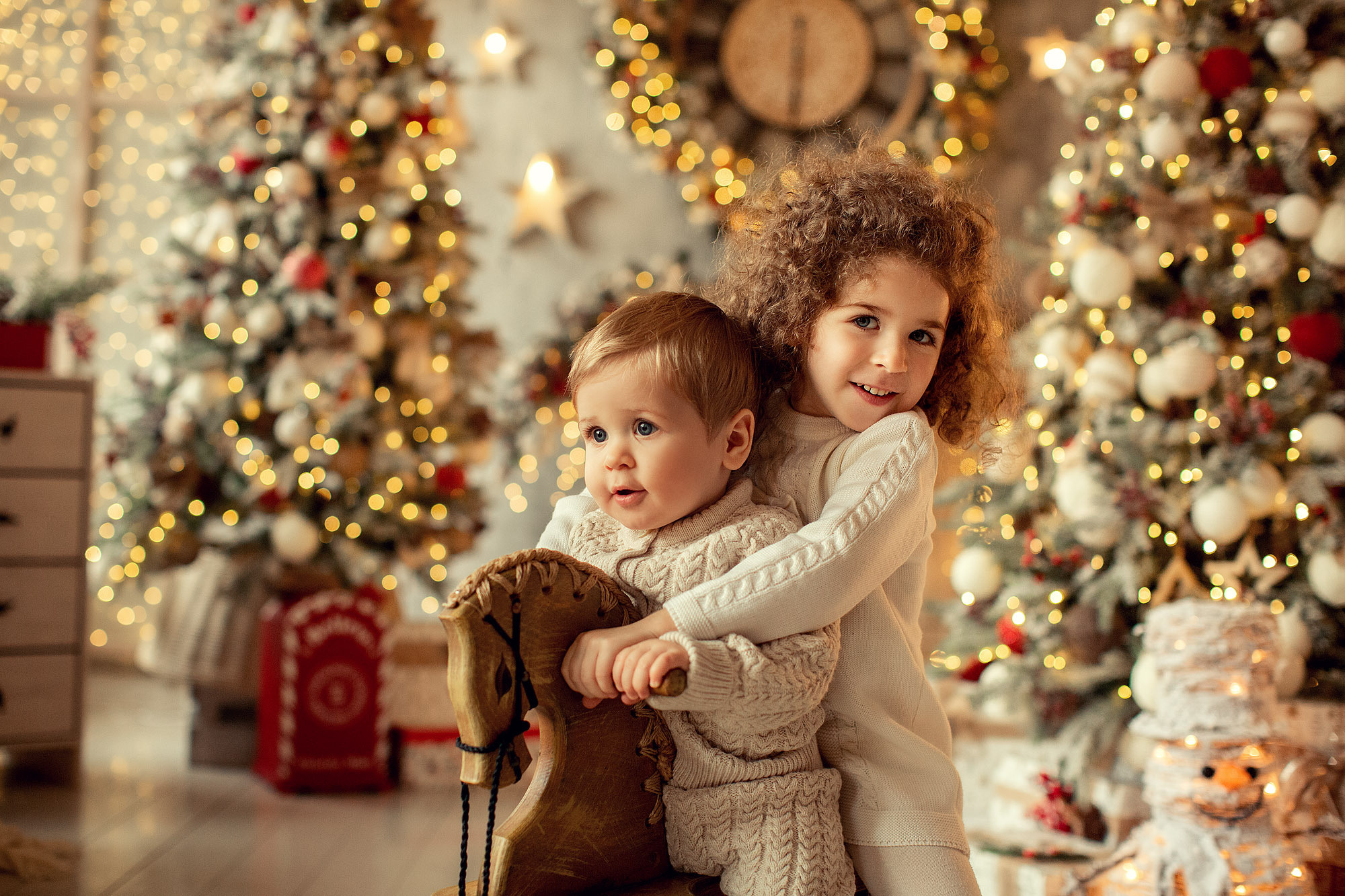 Новогодняя Фотосессия в студии с малышом. Tatyana Nadezhdina Family photographer