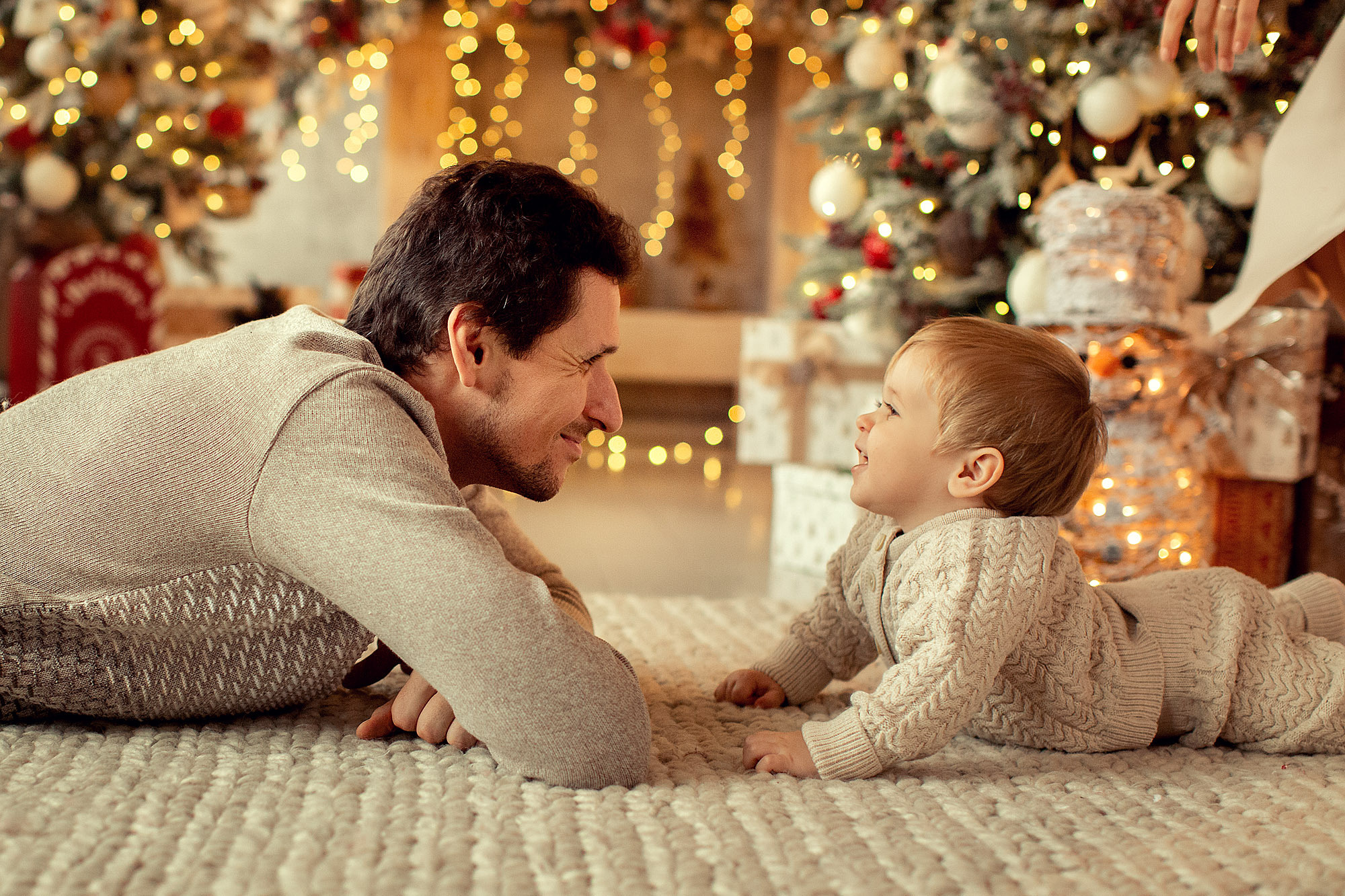 Новогодняя Фотосессия в студии с малышом. Tatyana Nadezhdina Family photographer