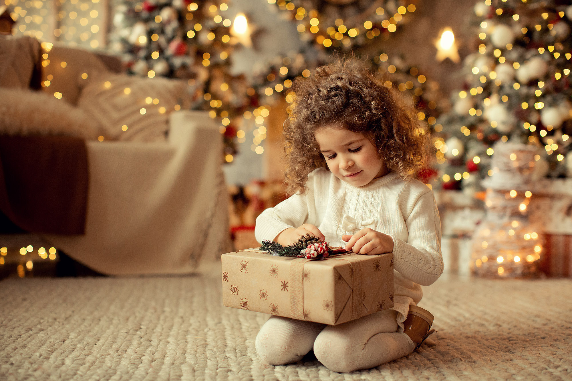 Новогодняя Фотосессия в студии с малышом. Tatyana Nadezhdina Family photographer