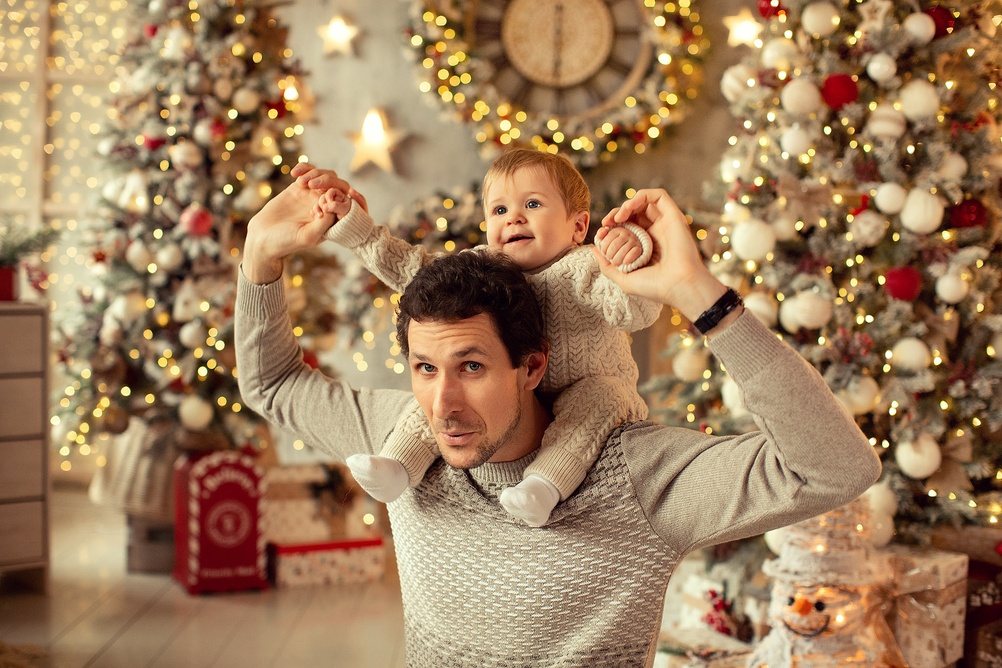 Новогодняя Фотосессия в студии с малышом. Tatyana Nadezhdina Family photographer