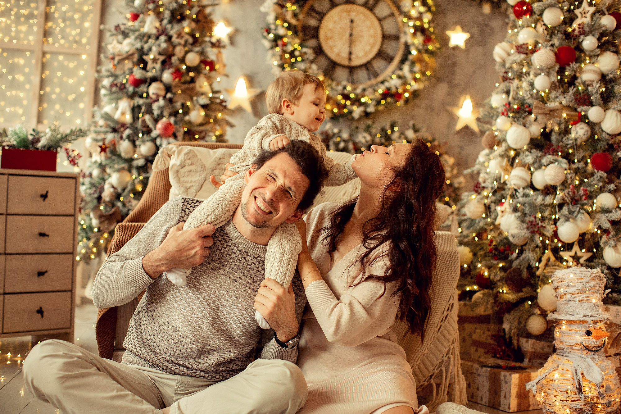 Новогодняя Фотосессия в студии с малышом. Tatyana Nadezhdina Family photographer