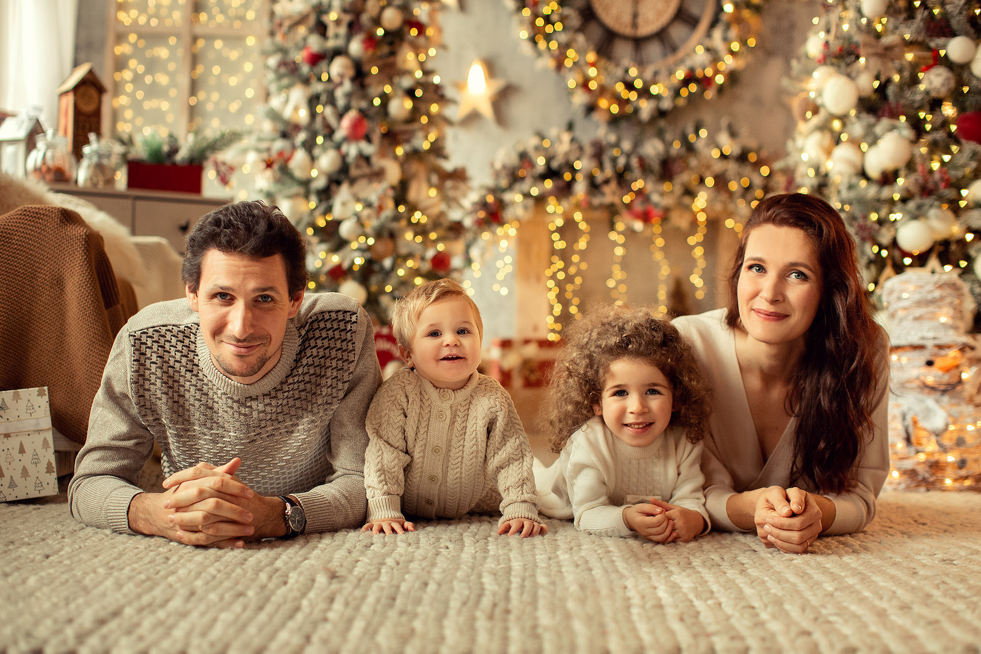 Новогодняя Фотосессия в студии с малышом. Tatyana Nadezhdina Family photographer