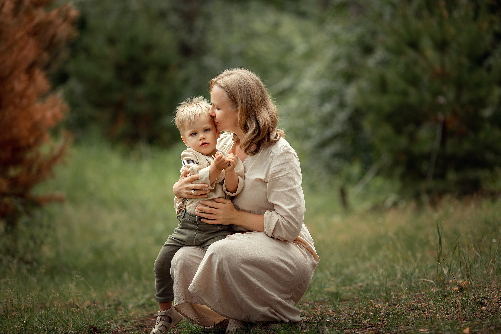 Фотосессия семьи несколько поколений в сосновом бору. Tatyana Nadezhdina Family photographer