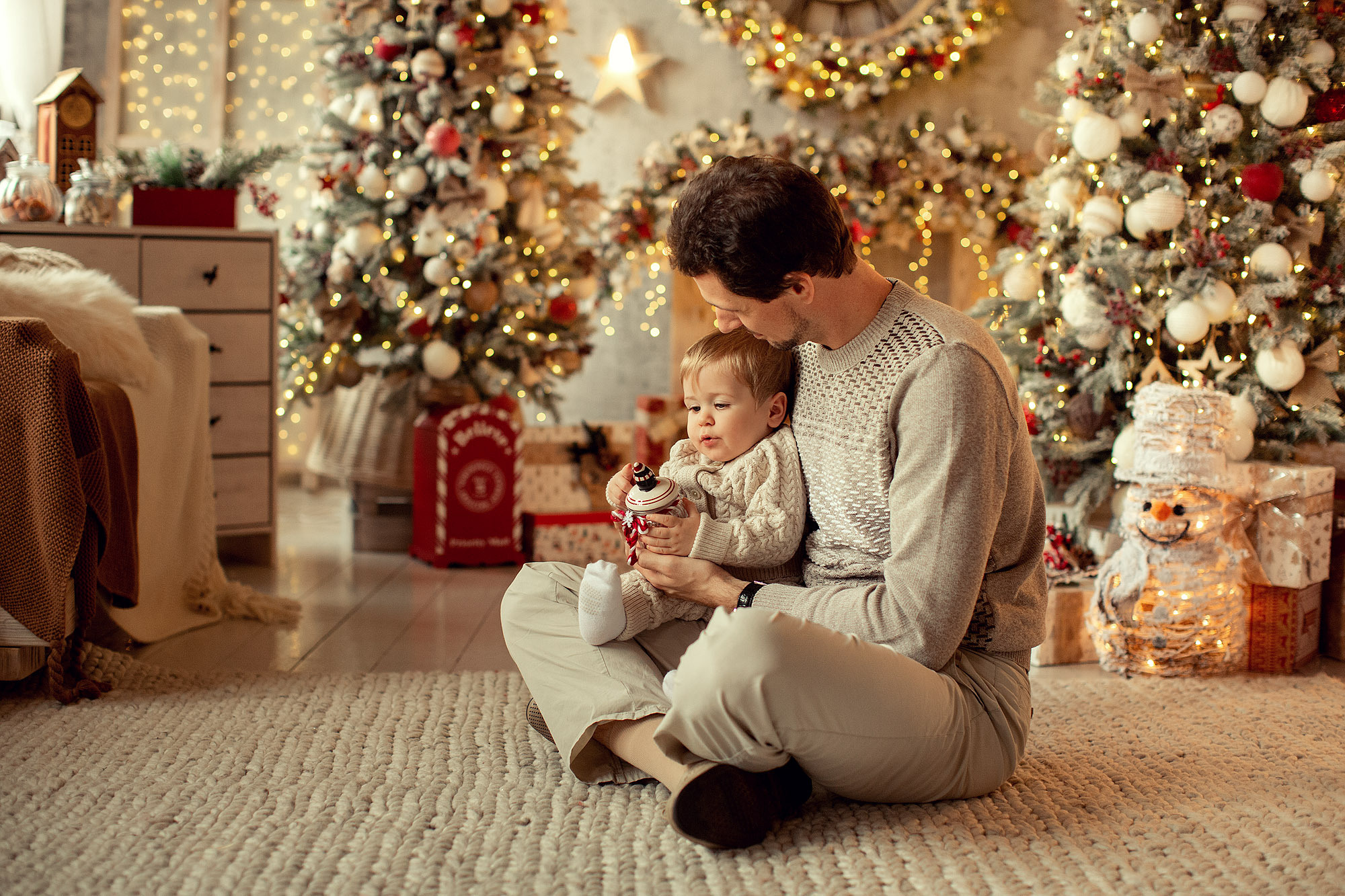 Новогодняя Фотосессия в студии с малышом. Tatyana Nadezhdina Family photographer