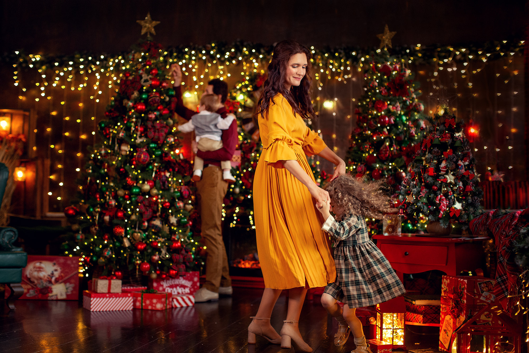 Новогодняя Фотосессия в студии с малышом. Tatyana Nadezhdina Family photographer