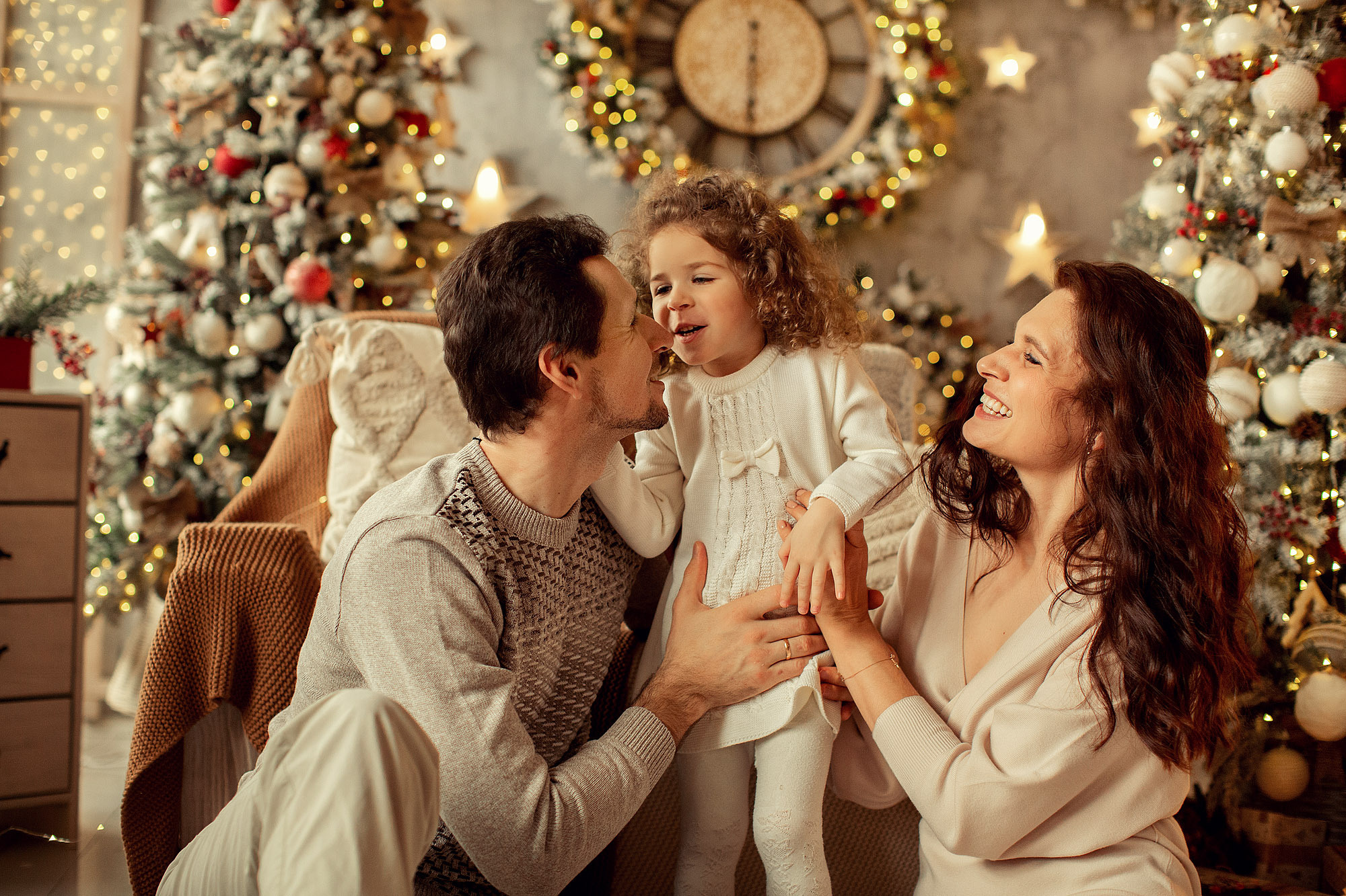 Новогодняя Фотосессия в студии с малышом. Tatyana Nadezhdina Family photographer