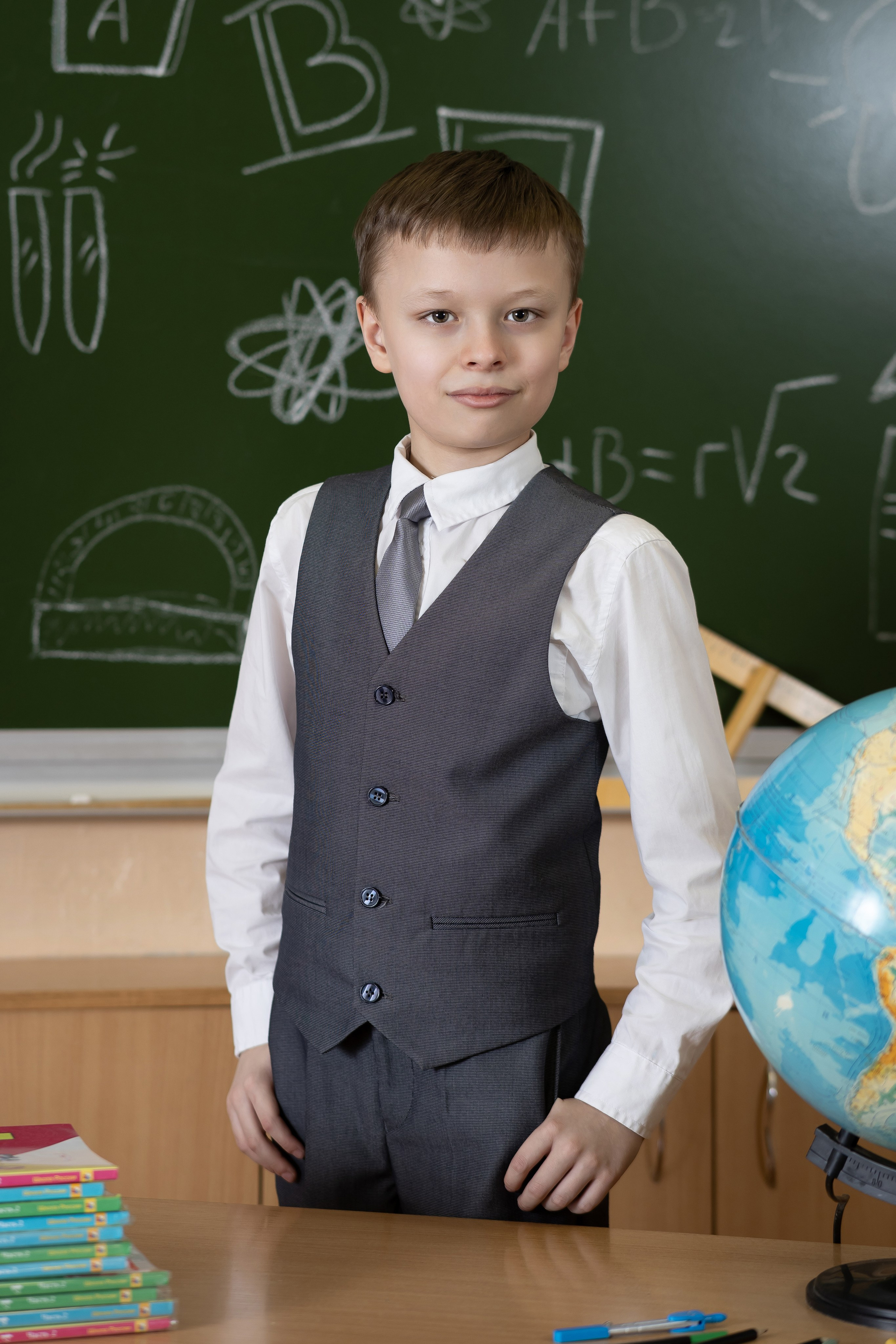 Выпускной альбом для начальной школы. Семейный, школьный фотограф в Нижнем Новгороде Елена Сентюрева