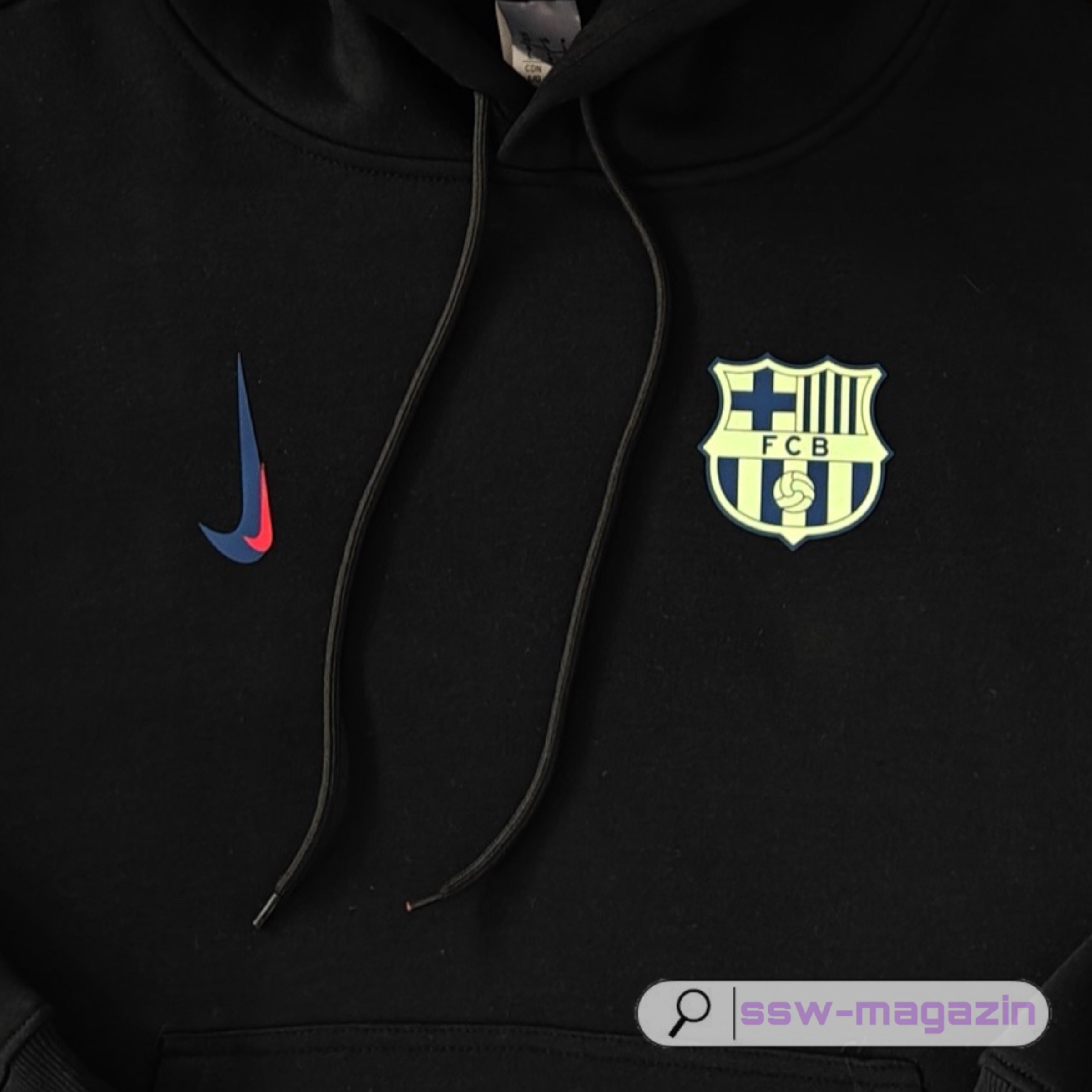 Худи Barcelona 2025-2026 чёрная купить. Футбольный магазин — ssw_magazin