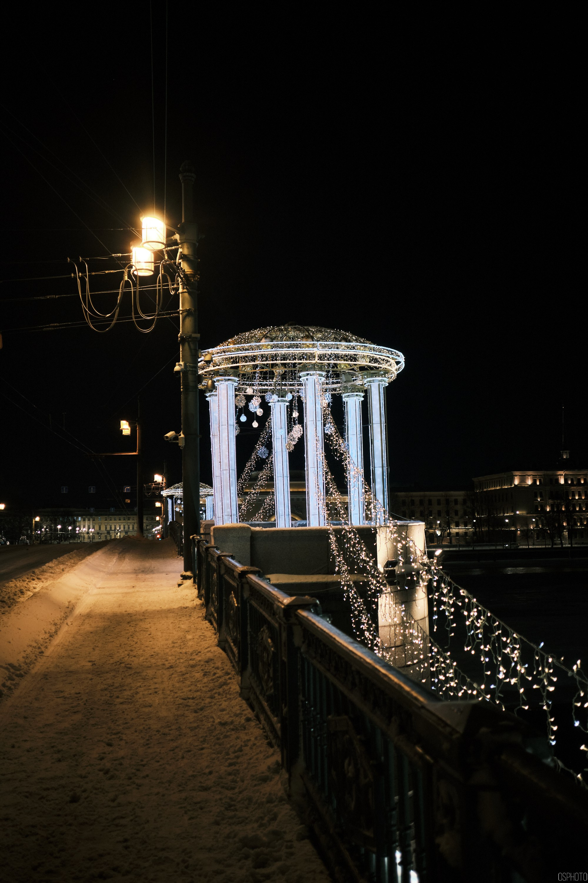 Снег и туман в Санкт-Петербурге. Фотографъ Сергѣевъ. Поймать мгновеніе